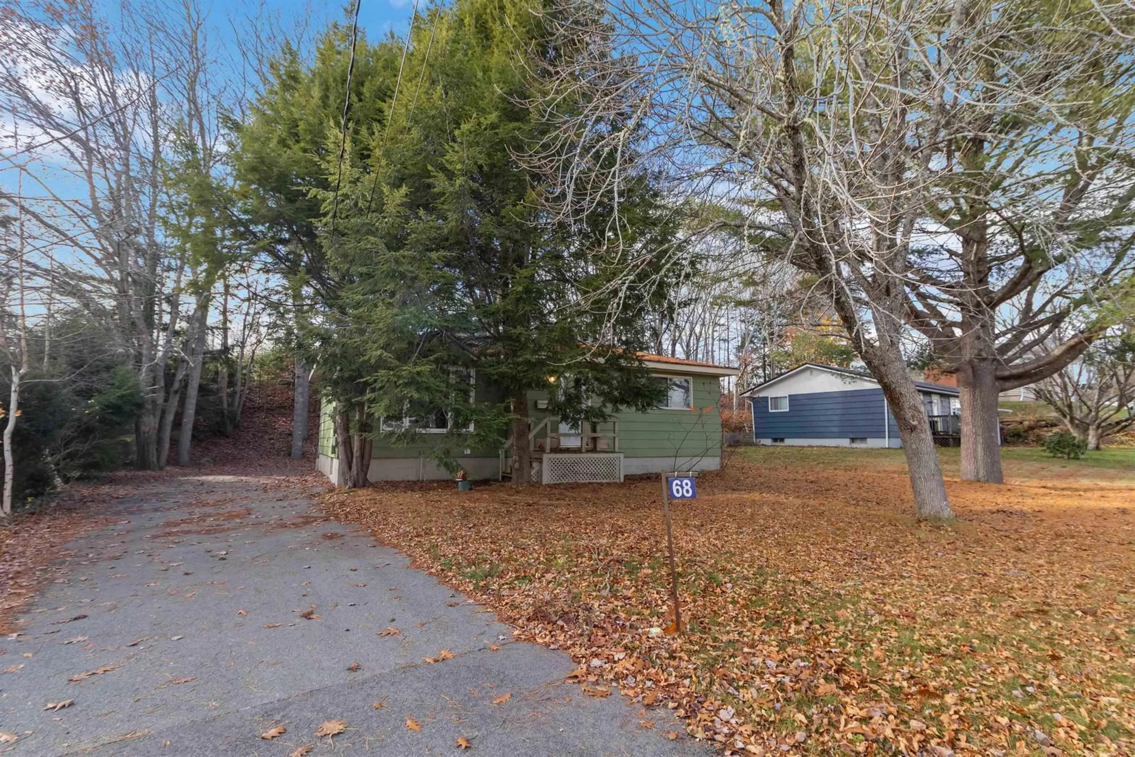 A pic from outside/outdoor area/front of a property/back of a property/a pic from drone, street for 68 Elizabeth Ave, Bridgewater Nova Scotia B4V 1M2