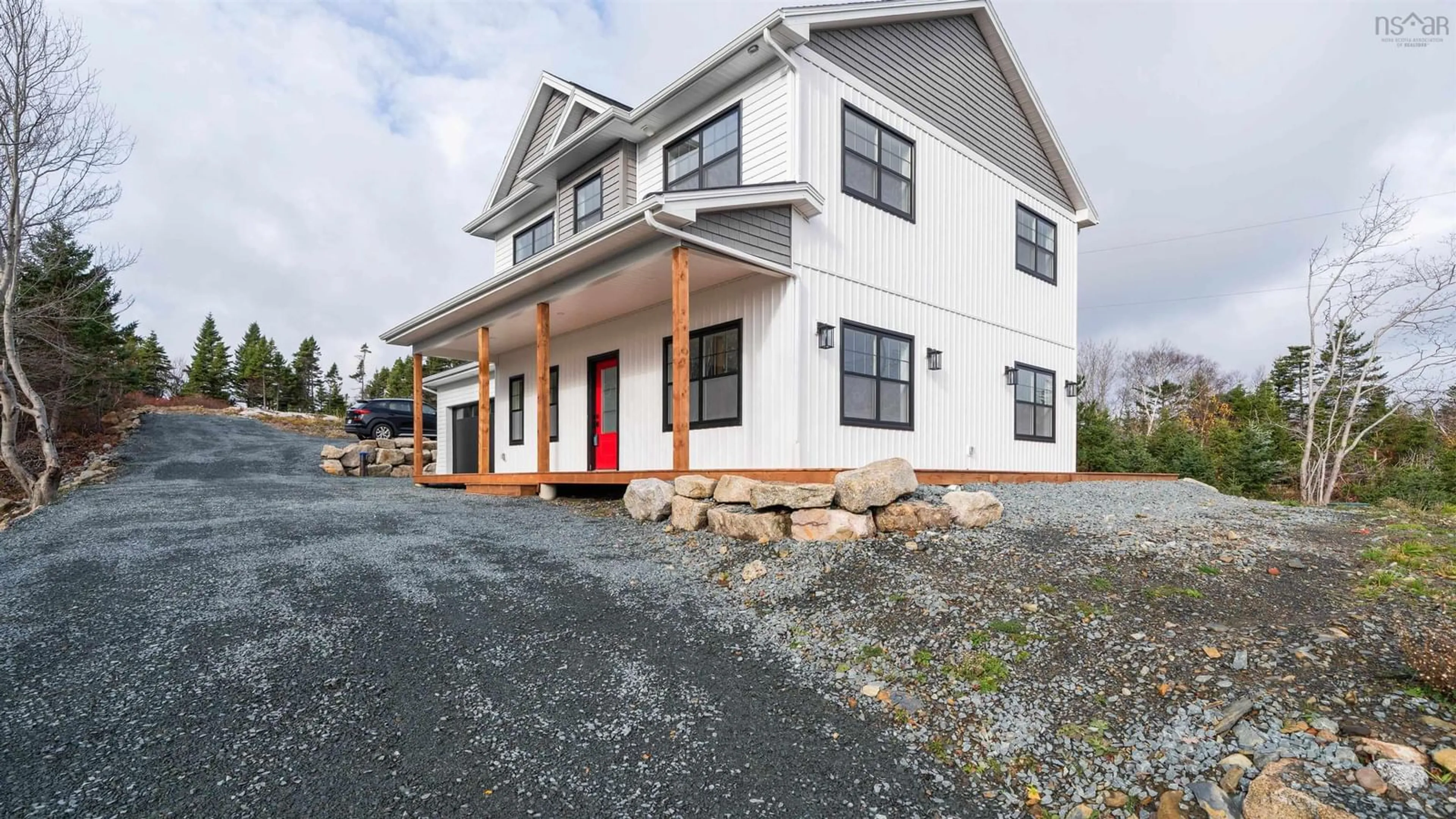 Home with vinyl exterior material, building for 753 Ketch Harbour Rd, Portuguese Cove Nova Scotia B3V 1K2