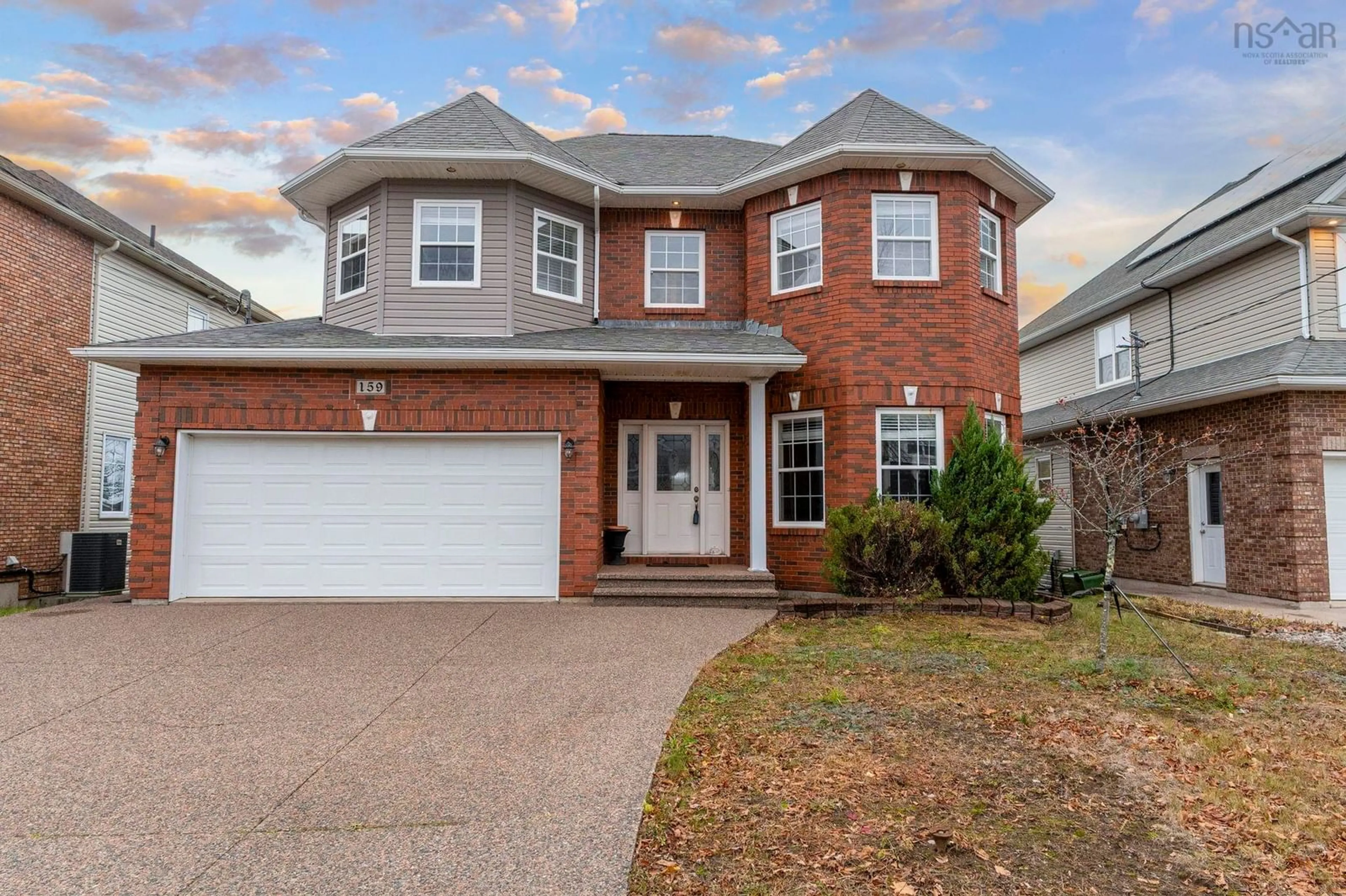 Home with brick exterior material, street for 159 Ravines Dr Dr, Bedford Nova Scotia B4A 0B8