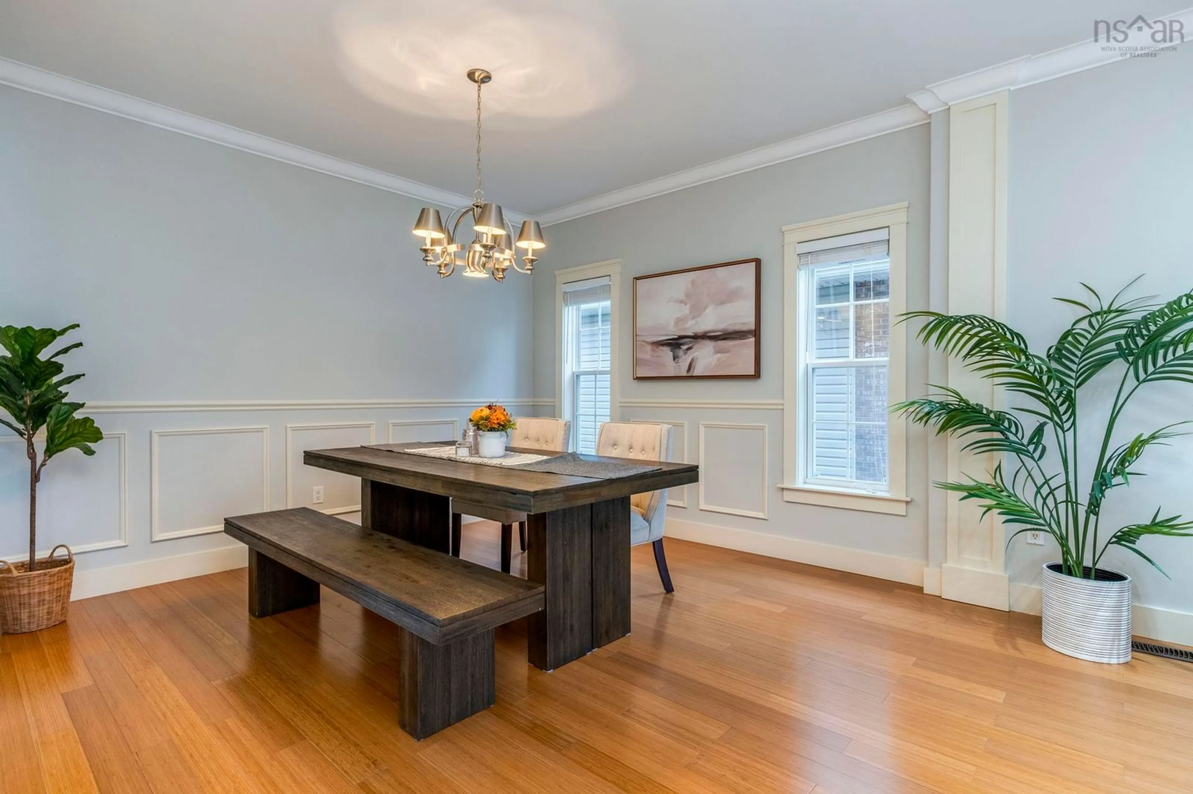 Dining room, wood/laminate floor for 159 Ravines Dr Dr, Bedford Nova Scotia B4A 0B8