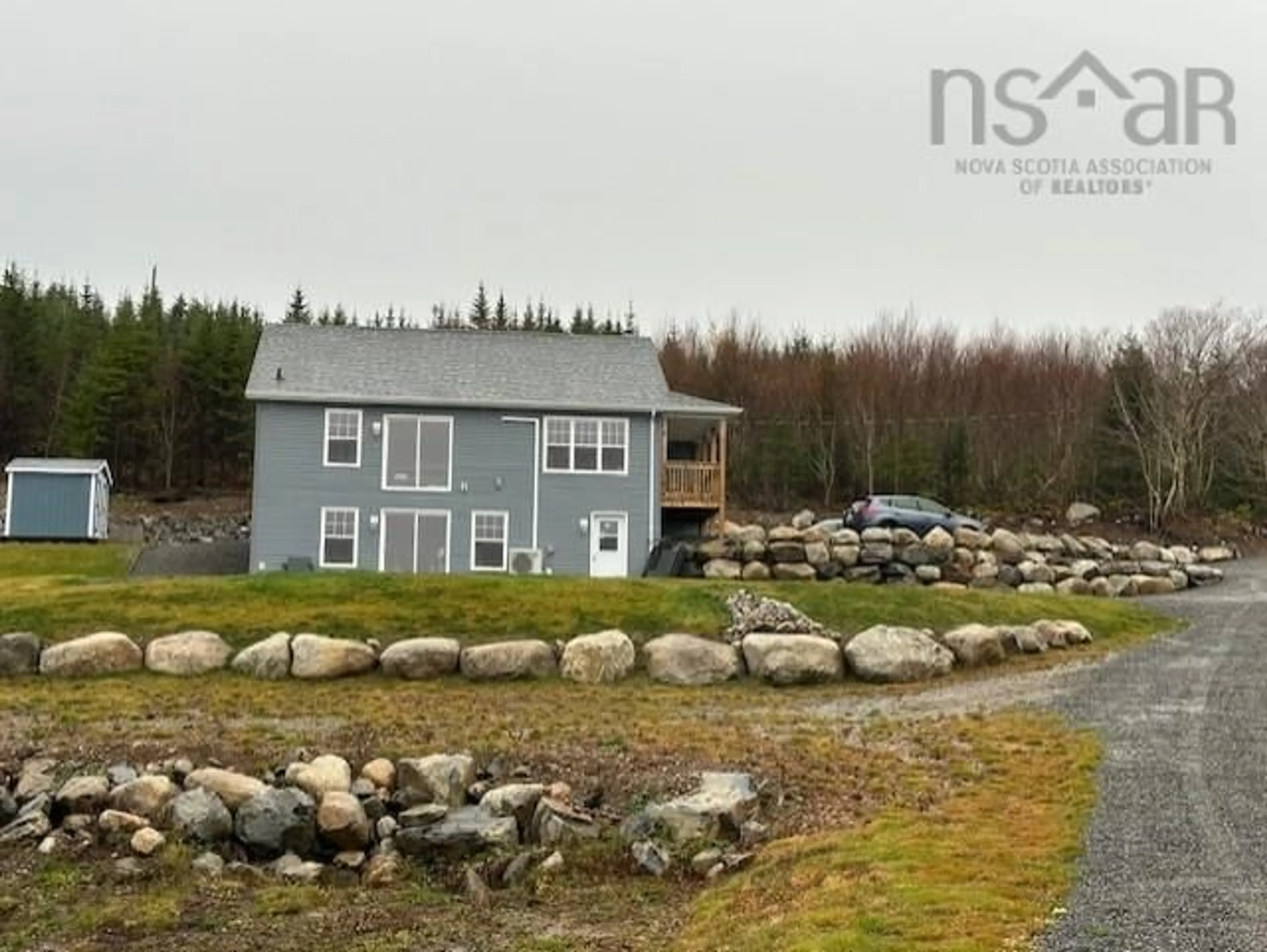 A pic from outside/outdoor area/front of a property/back of a property/a pic from drone, water/lake/river/ocean view for 9118 316 Hwy, Guysborough County Nova Scotia B0H 1T0