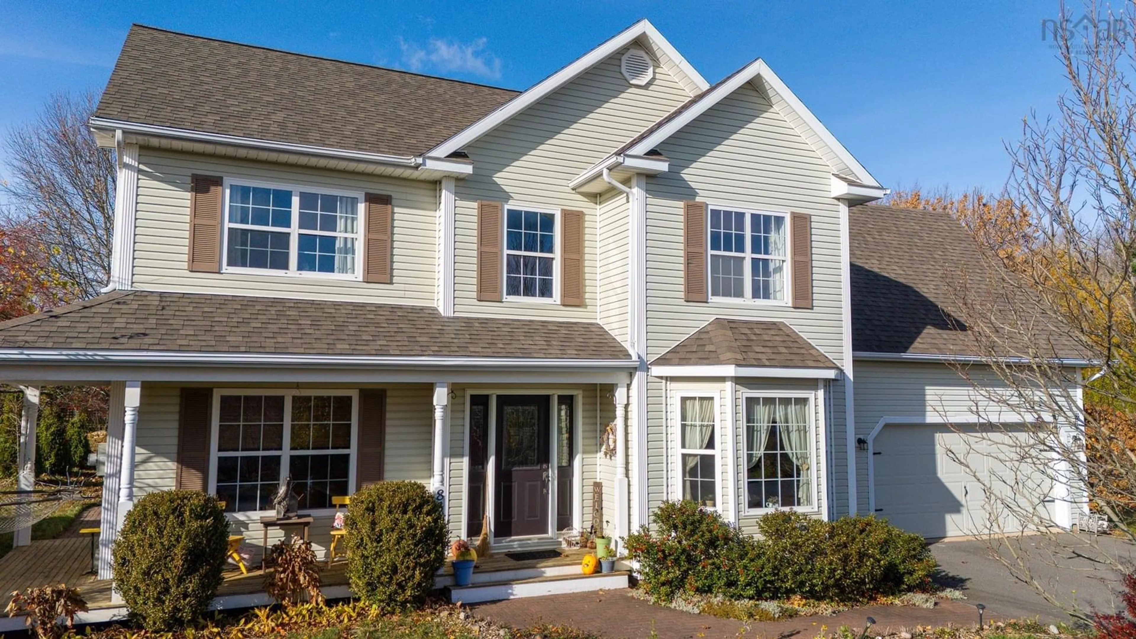 Home with vinyl exterior material, street for 830 Summerfield Crt, North Kentville Nova Scotia B4N 5J4