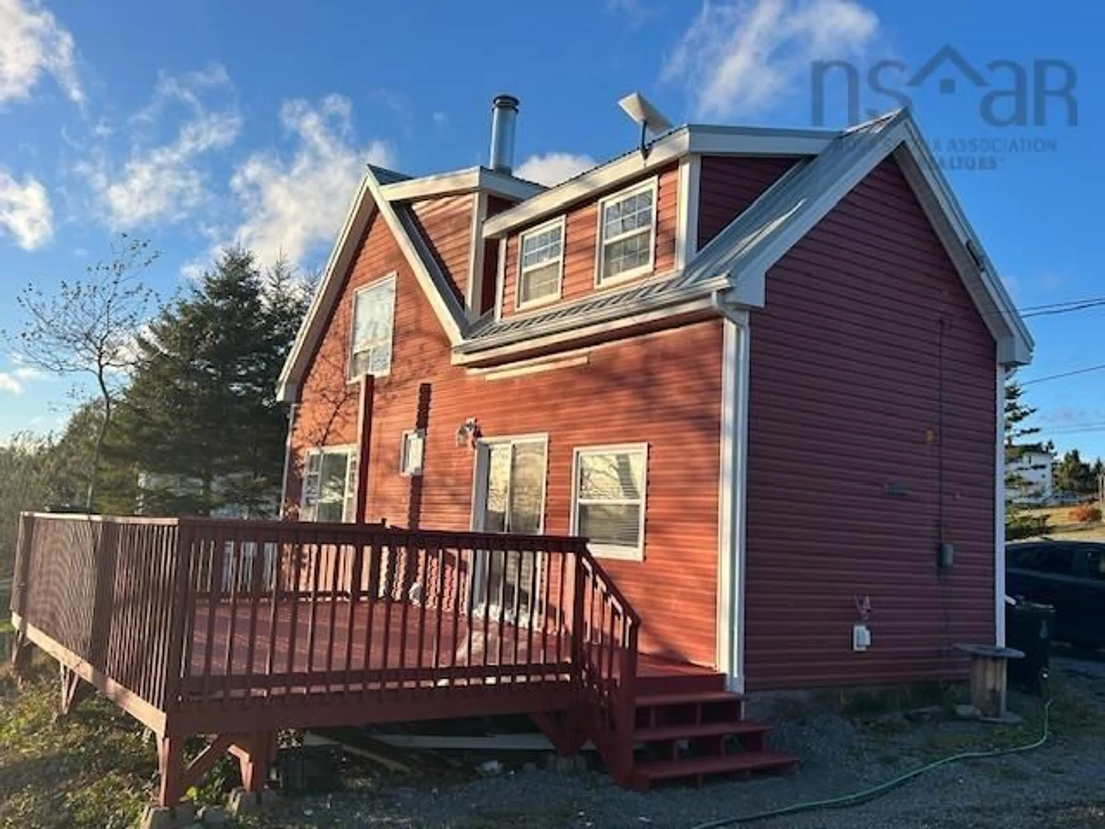 Home with vinyl exterior material, building for 9690 Grenville St, St. Peter's Nova Scotia B0E 3B0