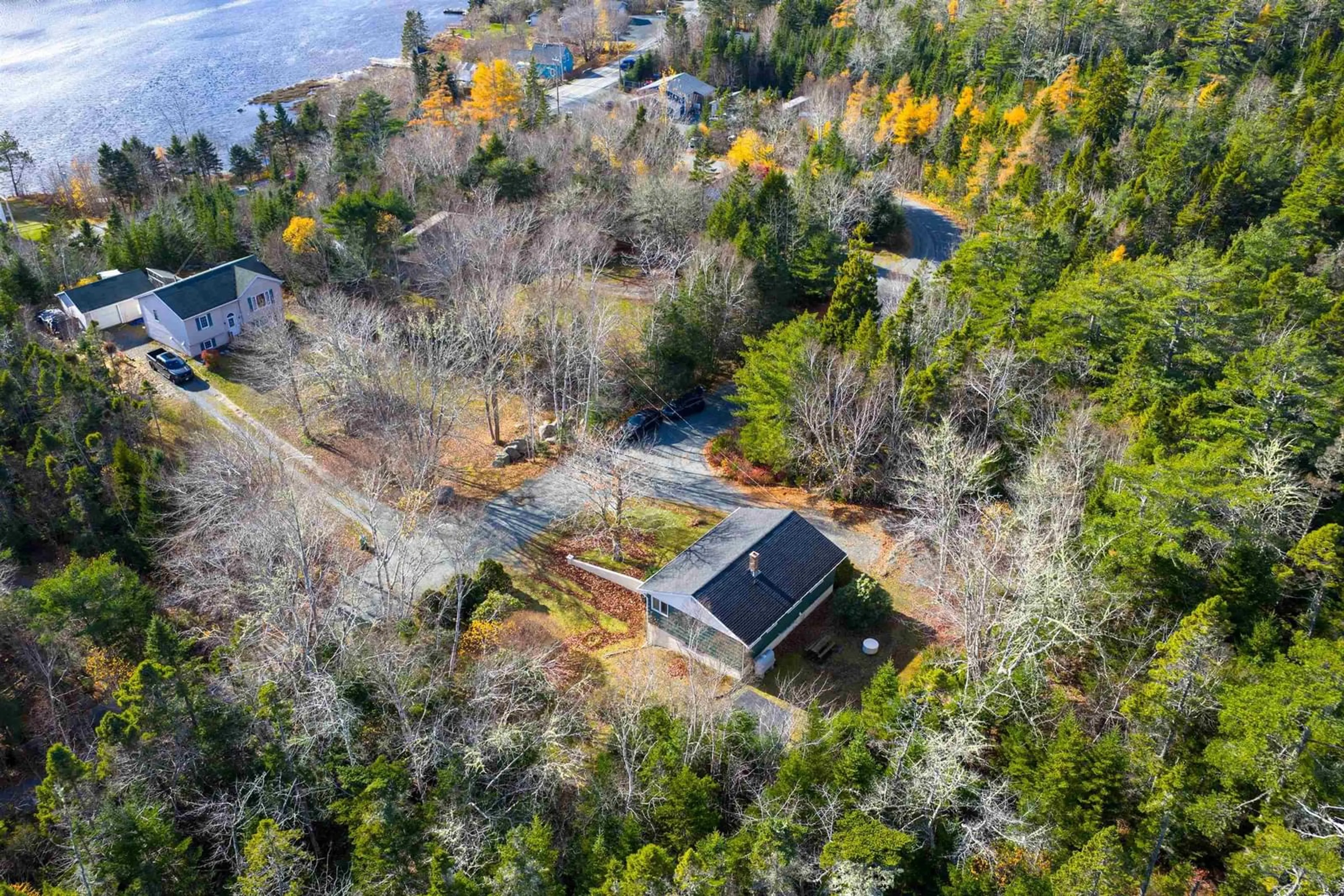 A pic from outside/outdoor area/front of a property/back of a property/a pic from drone, water/lake/river/ocean view for 37 Myers Dr, Musquodoboit Harbour Nova Scotia B0J 2L0
