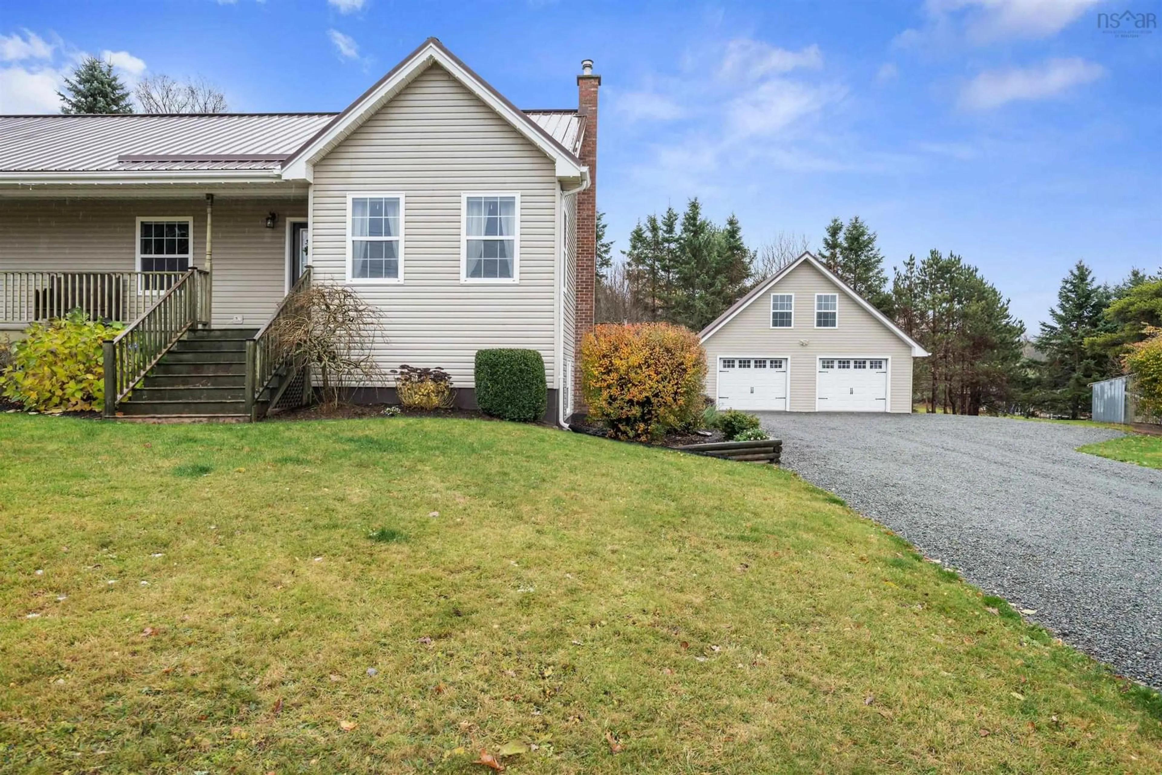 Home with vinyl exterior material, street for 11 Downsview Dr, Colchester Nova Scotia B6L 1E8