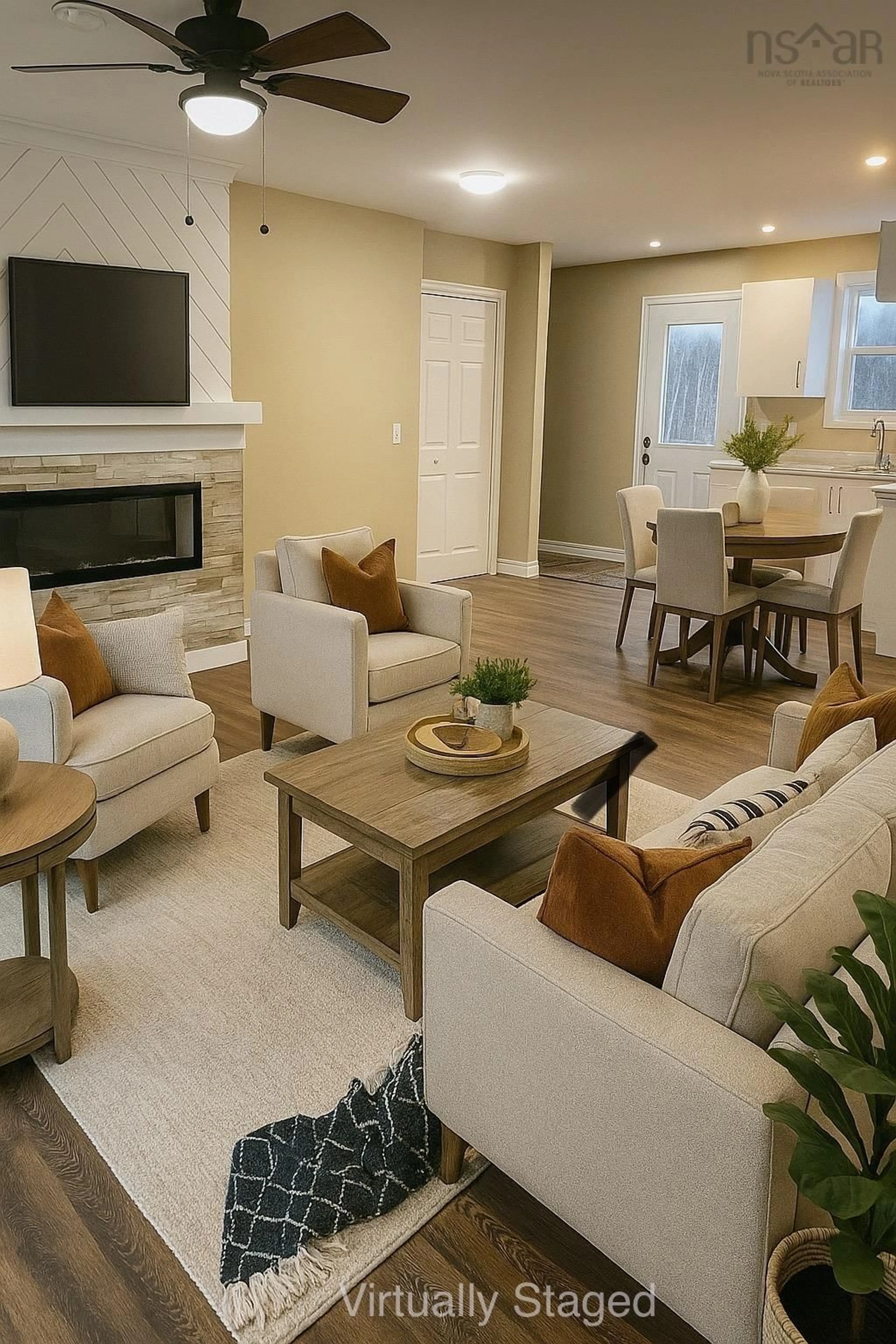 Living room with furniture, unknown for 151 Birchwood Rd, Oxford Nova Scotia B0M 1P0