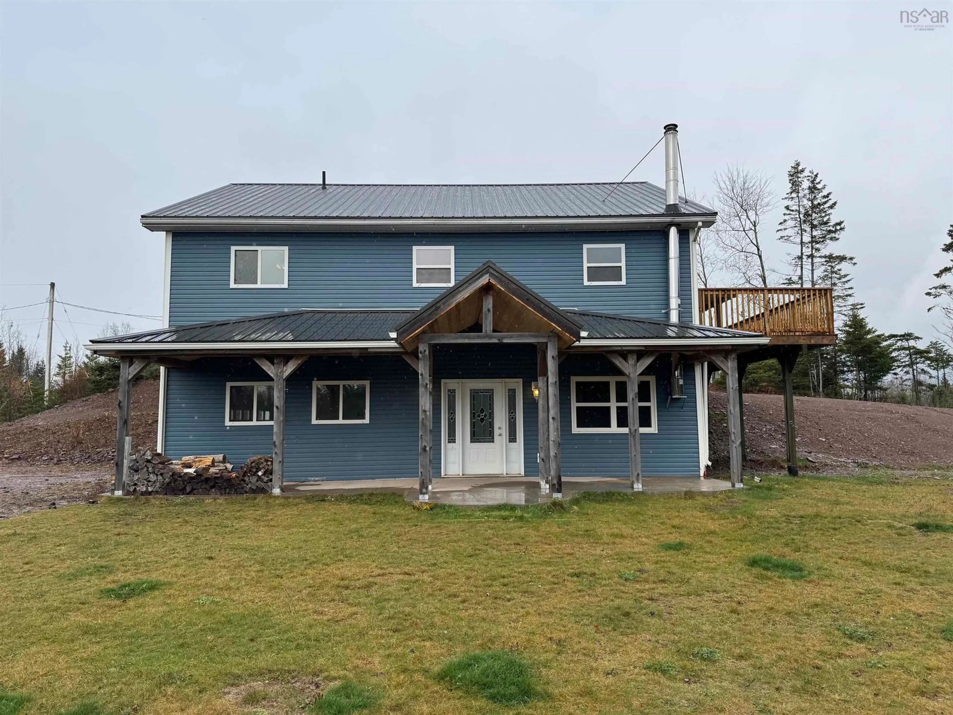 Home with vinyl exterior material, building for 73 Mary Etta Dr, Upper North River Nova Scotia B6L 6L5