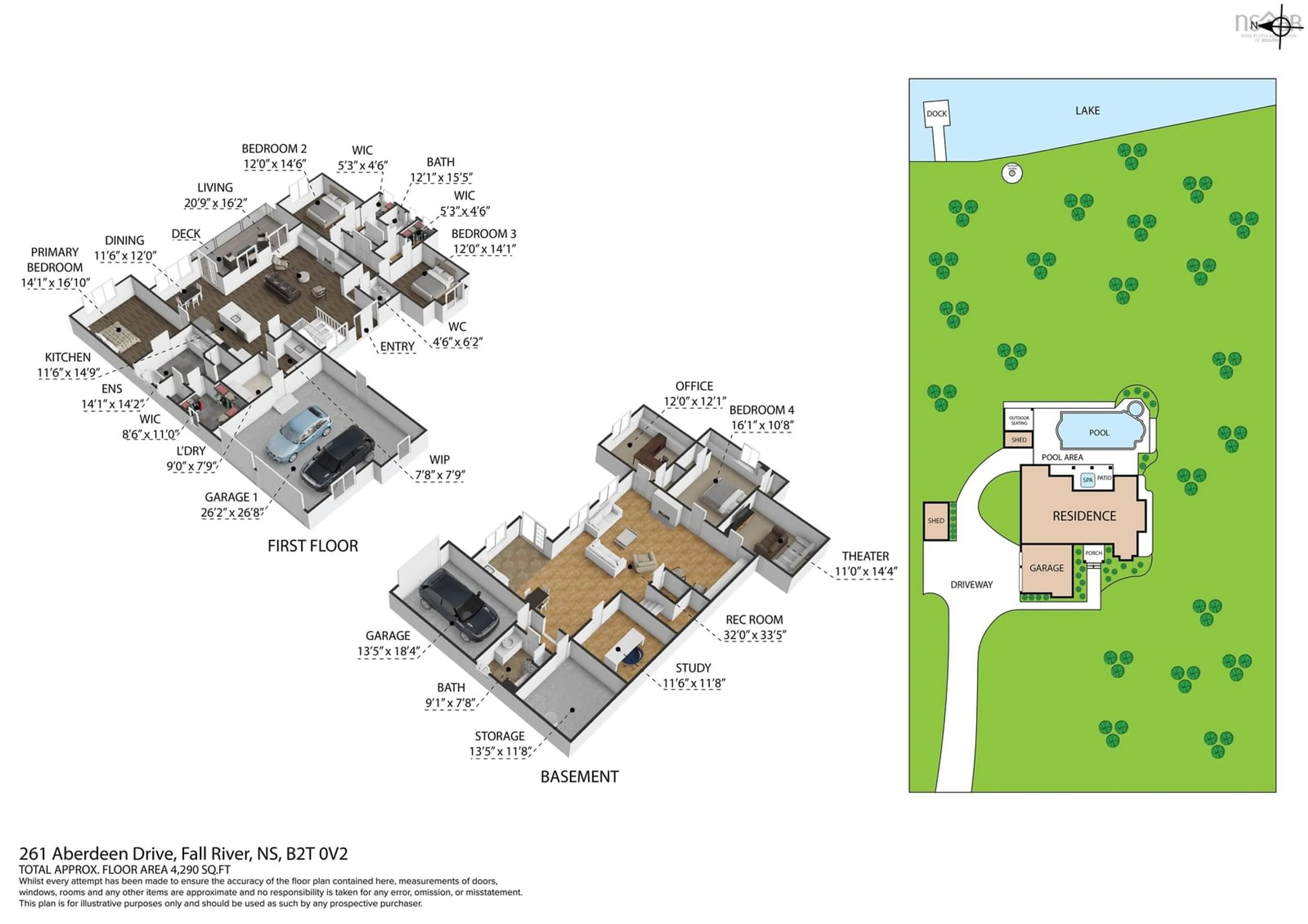 Floor plan for 261 Aberdeen Dr, Fall River Nova Scotia B2T 0H1