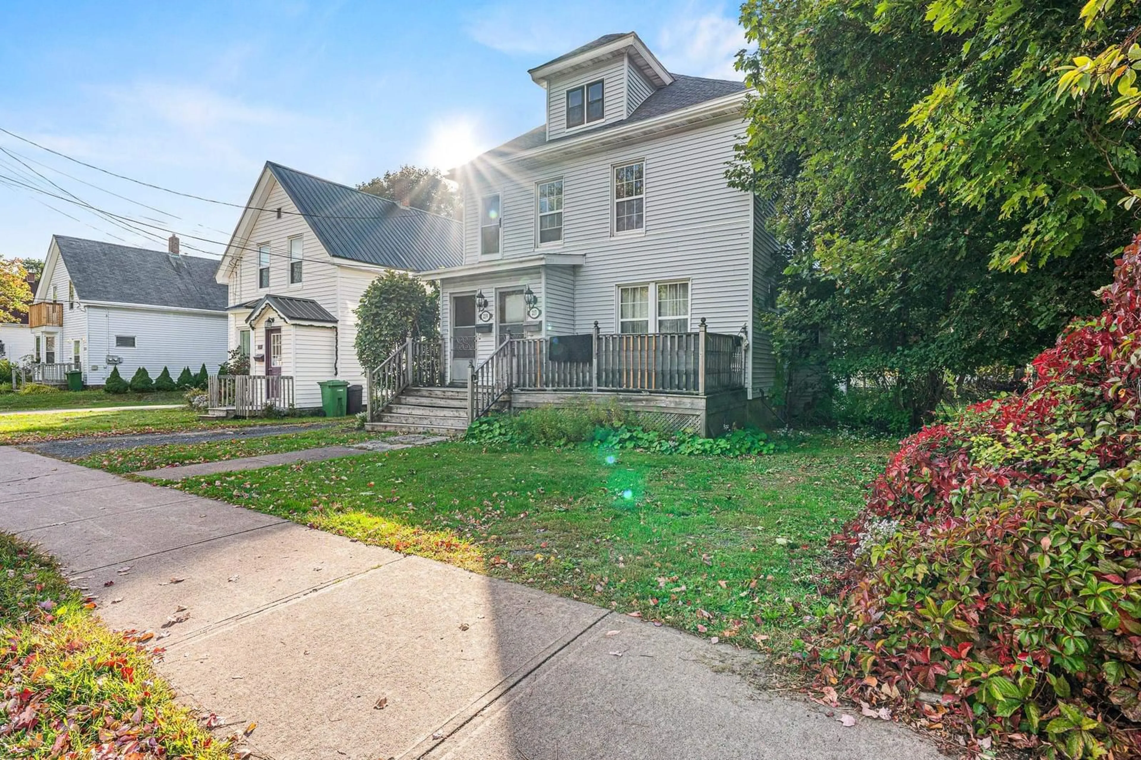 A pic from outside/outdoor area/front of a property/back of a property/a pic from drone, street for 217-219 Albert St, New Glasgow Nova Scotia B2H 3V6