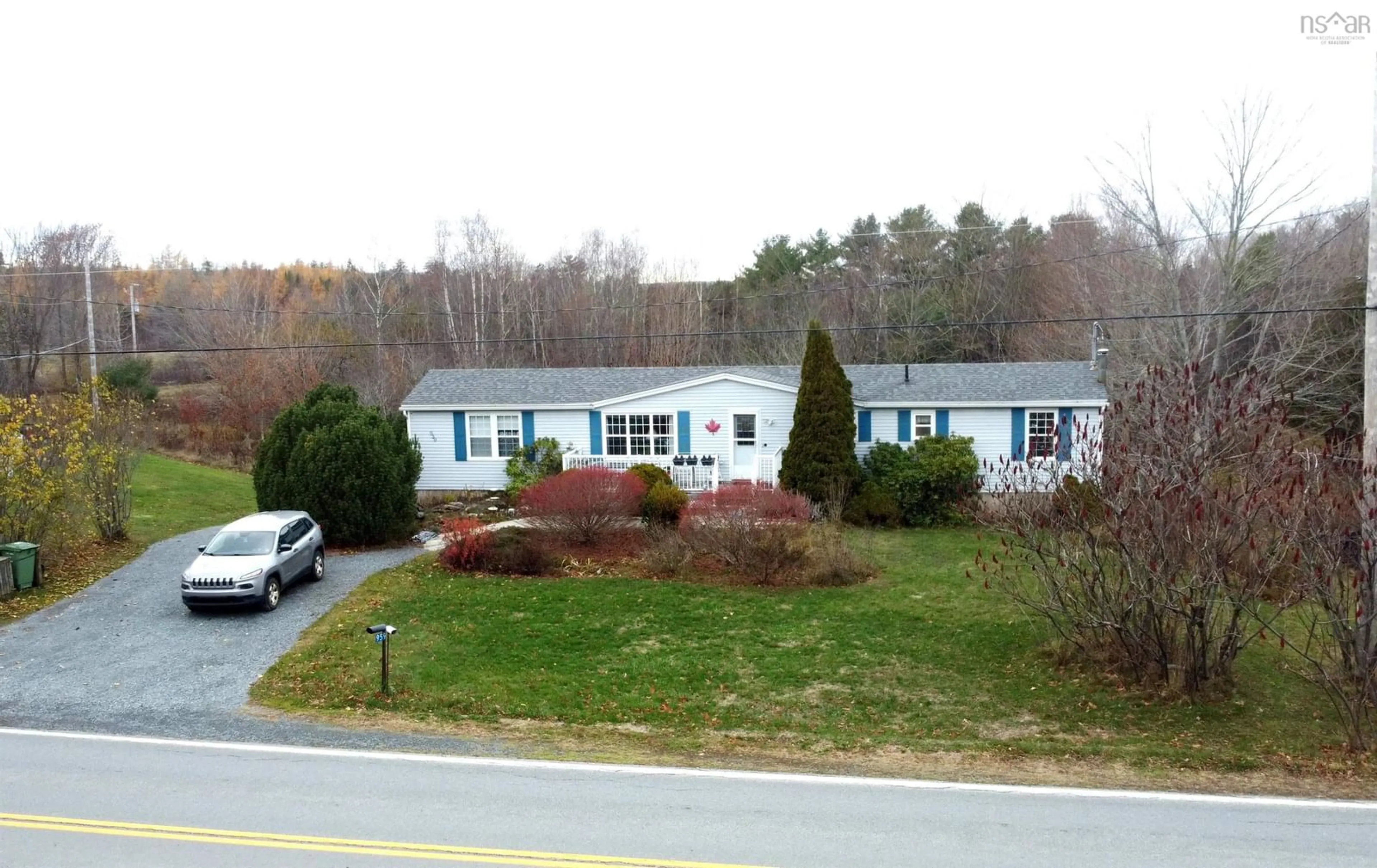 A pic from outside/outdoor area/front of a property/back of a property/a pic from drone, street for 959 Highway 202, West Gore Nova Scotia B0N 1T0