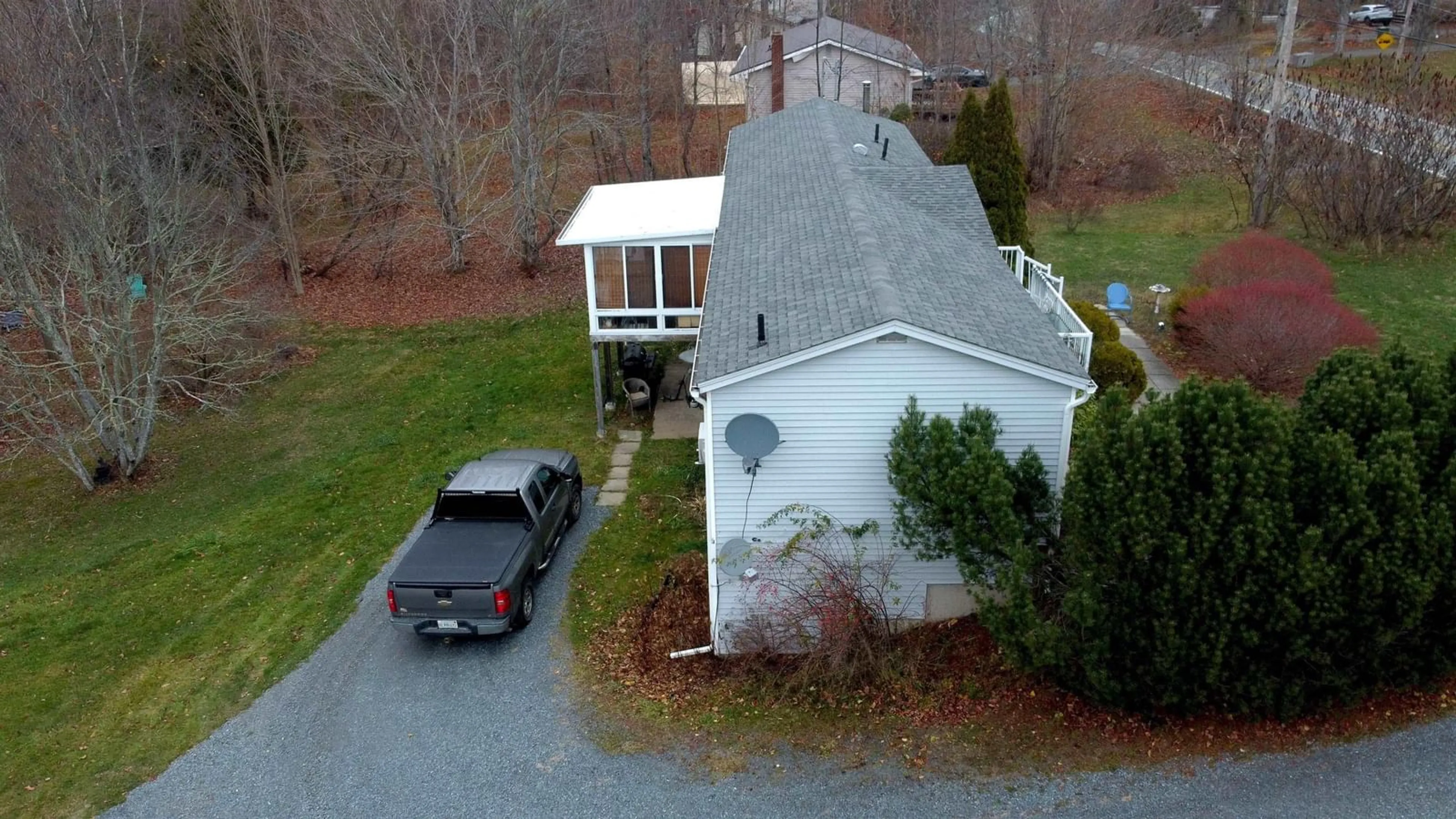 A pic from outside/outdoor area/front of a property/back of a property/a pic from drone, street for 959 Highway 202, West Gore Nova Scotia B0N 1T0