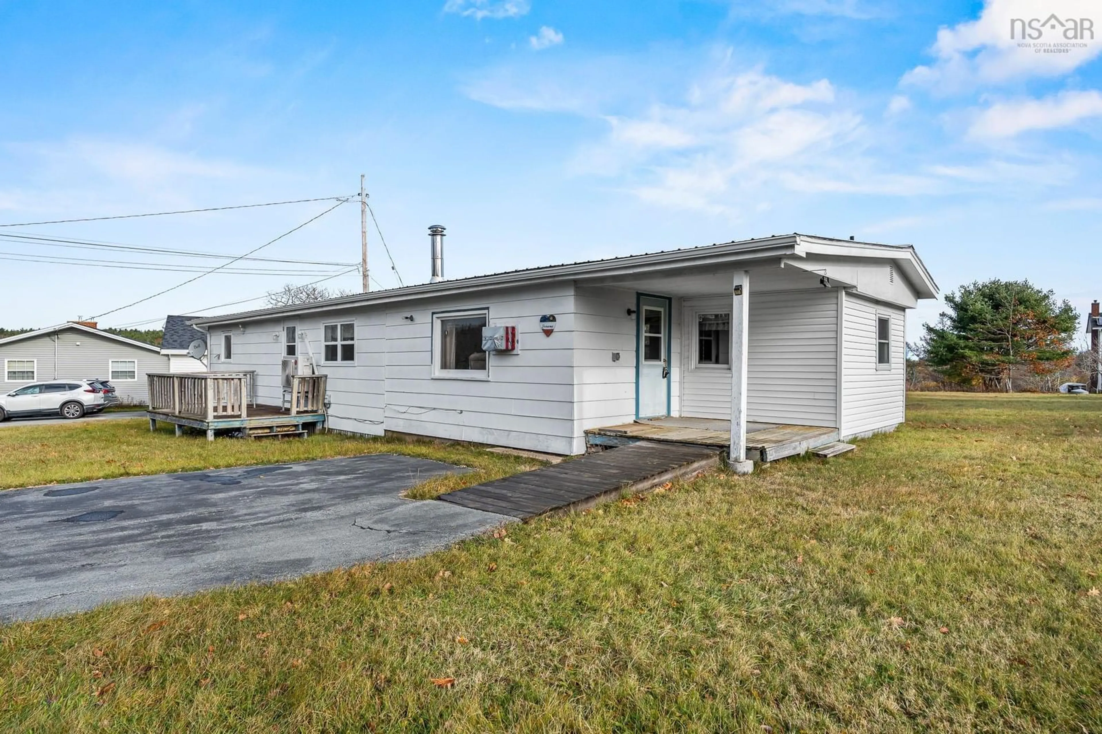 Home with vinyl exterior material, street for 7 Hiltz Hill Rd, Martins River Nova Scotia B0J 2E0