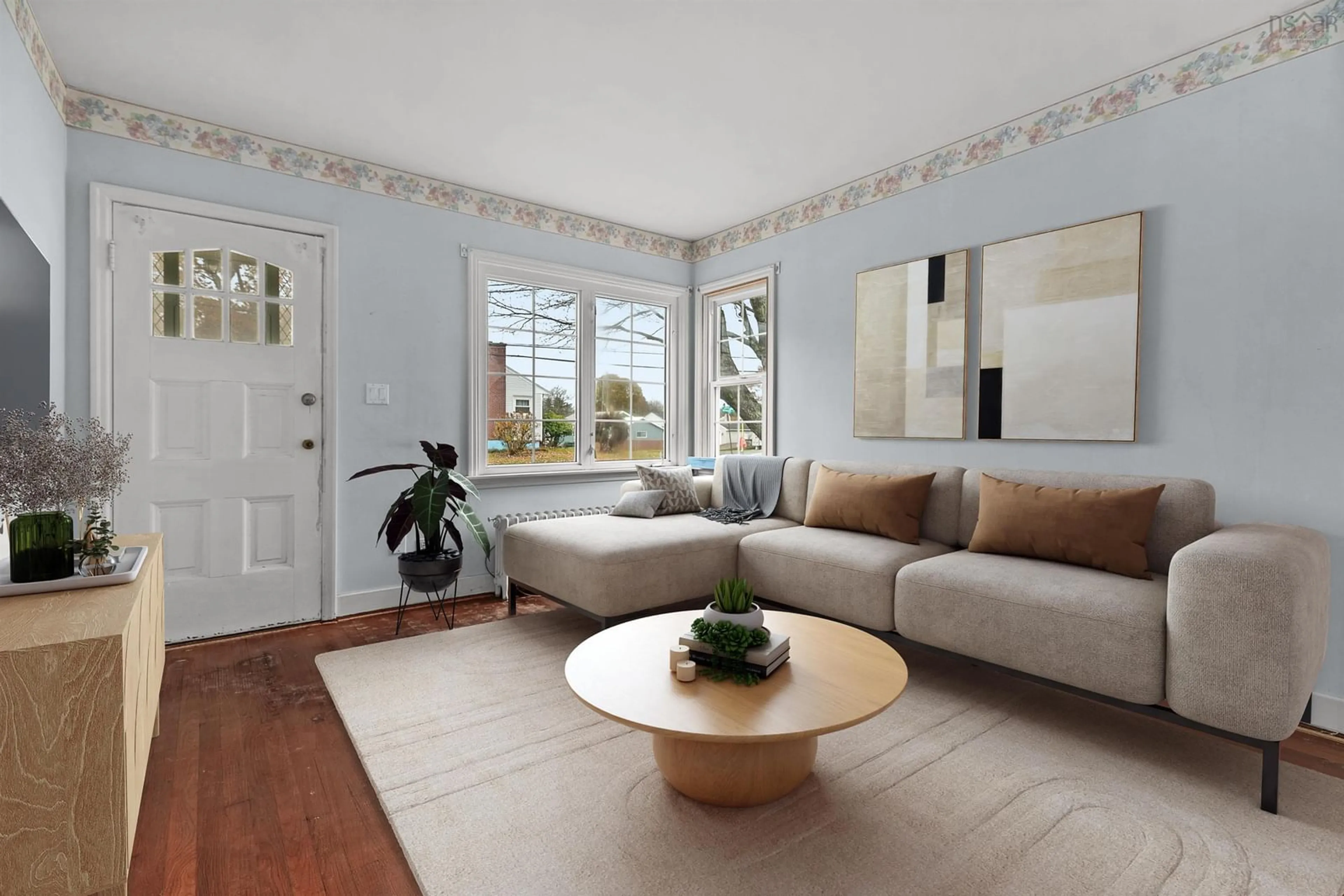 Living room with furniture, unknown for 48 Woodland Ave, Dartmouth Nova Scotia B3A 3J8