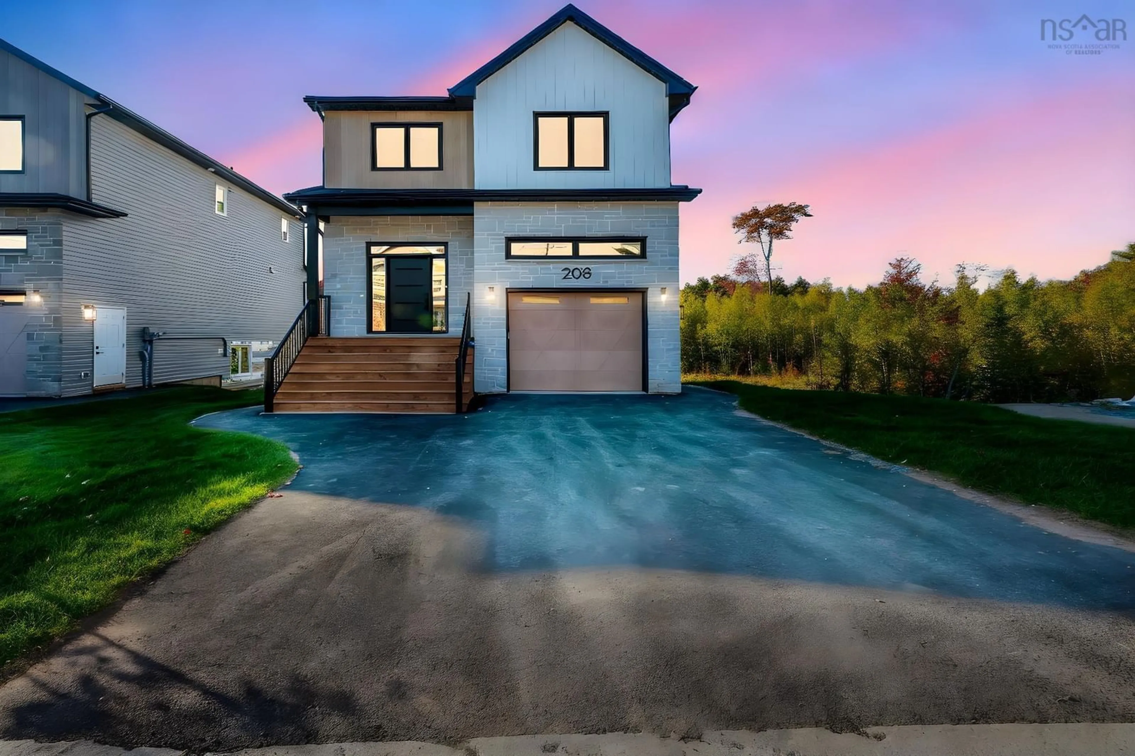 Home with vinyl exterior material, street for 196 Darner Dr, Beaver Bank Nova Scotia B4G 1C1