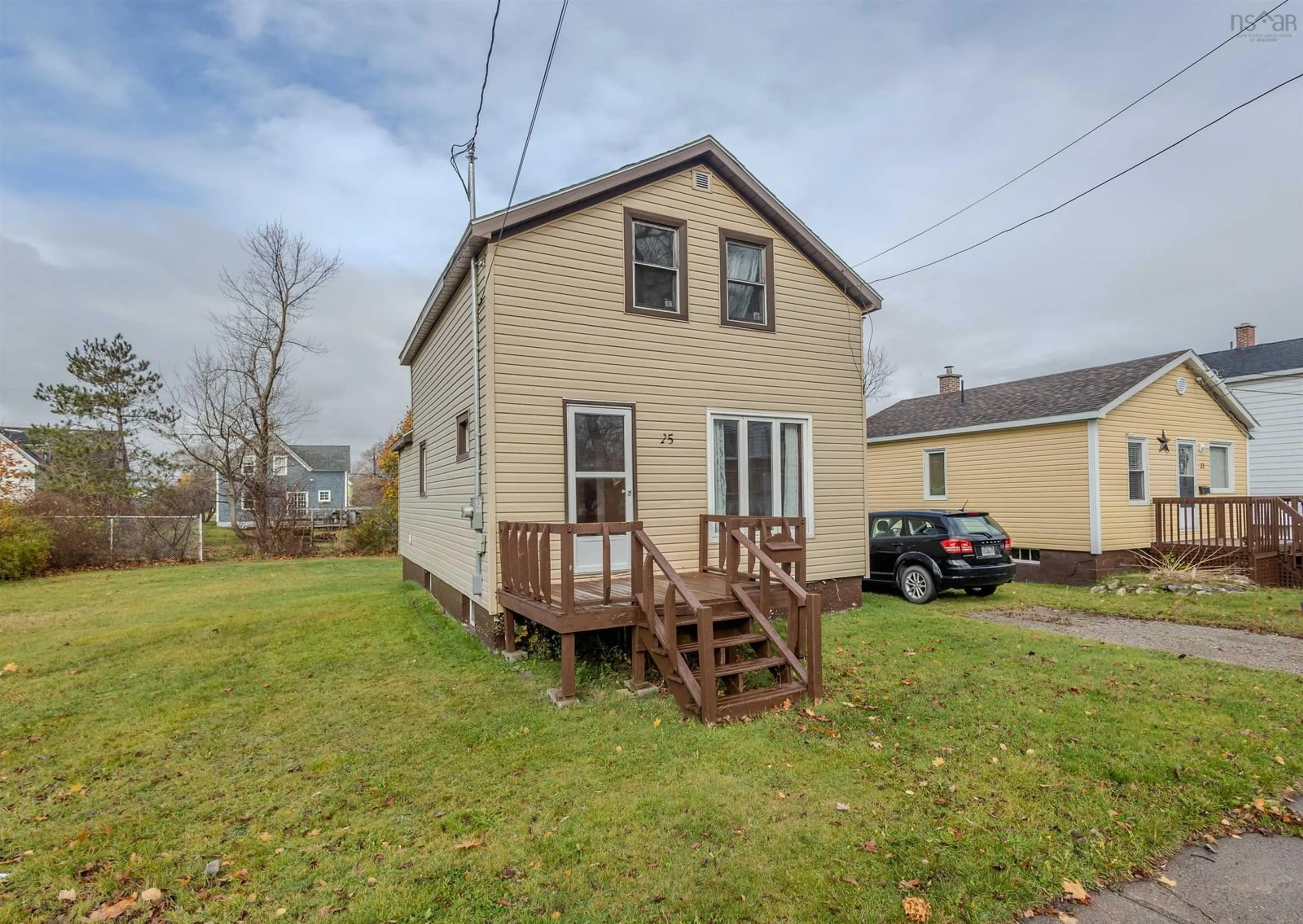 A pic from outside/outdoor area/front of a property/back of a property/a pic from drone, street for 25 Matilda St, Sydney Nova Scotia B1N 2T3