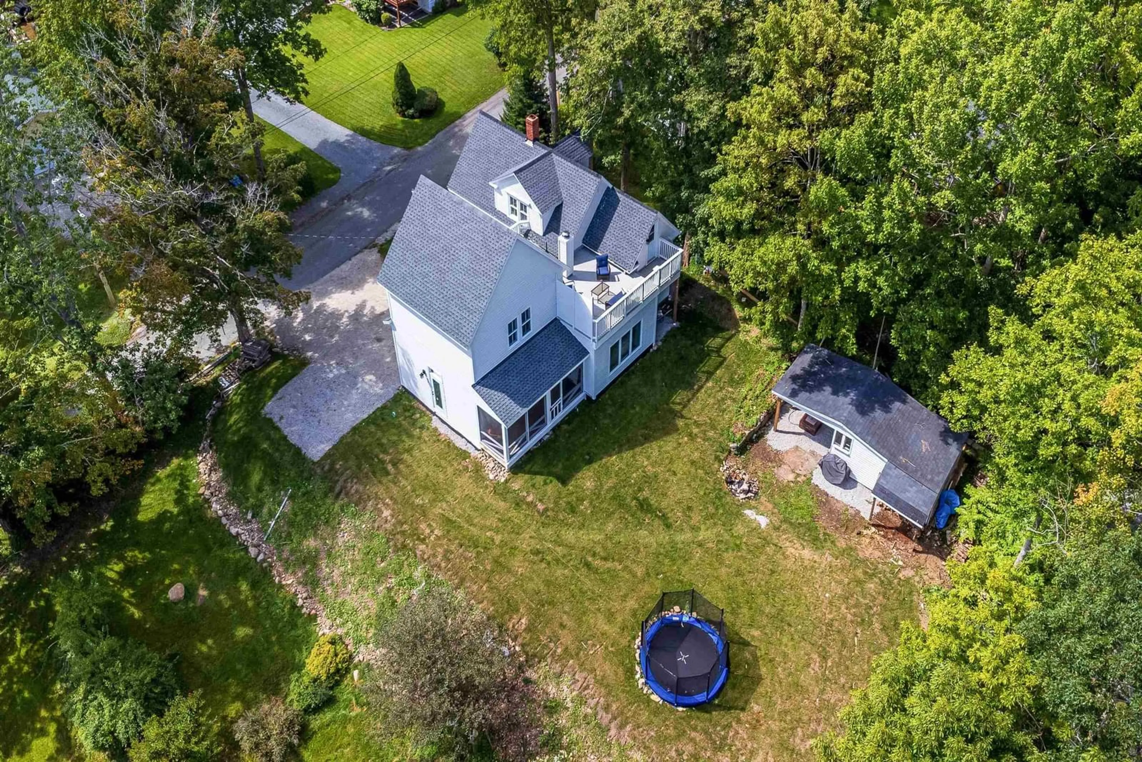 A pic from outside/outdoor area/front of a property/back of a property/a pic from drone, unknown for 16 Garden Lane, Mahone Bay Nova Scotia B0J 2E0