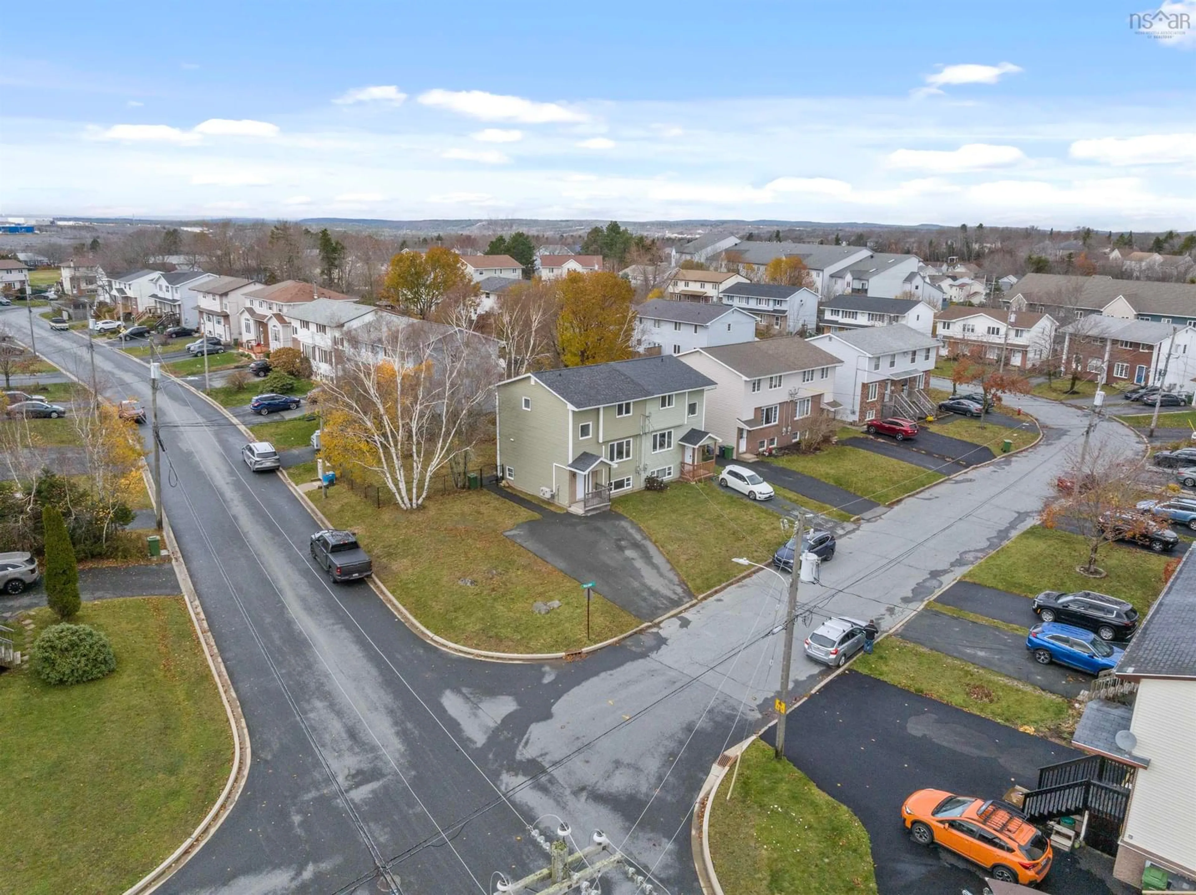A pic from outside/outdoor area/front of a property/back of a property/a pic from drone, street for 1 Viscaya Pl, Dartmouth Nova Scotia B2X 3J5