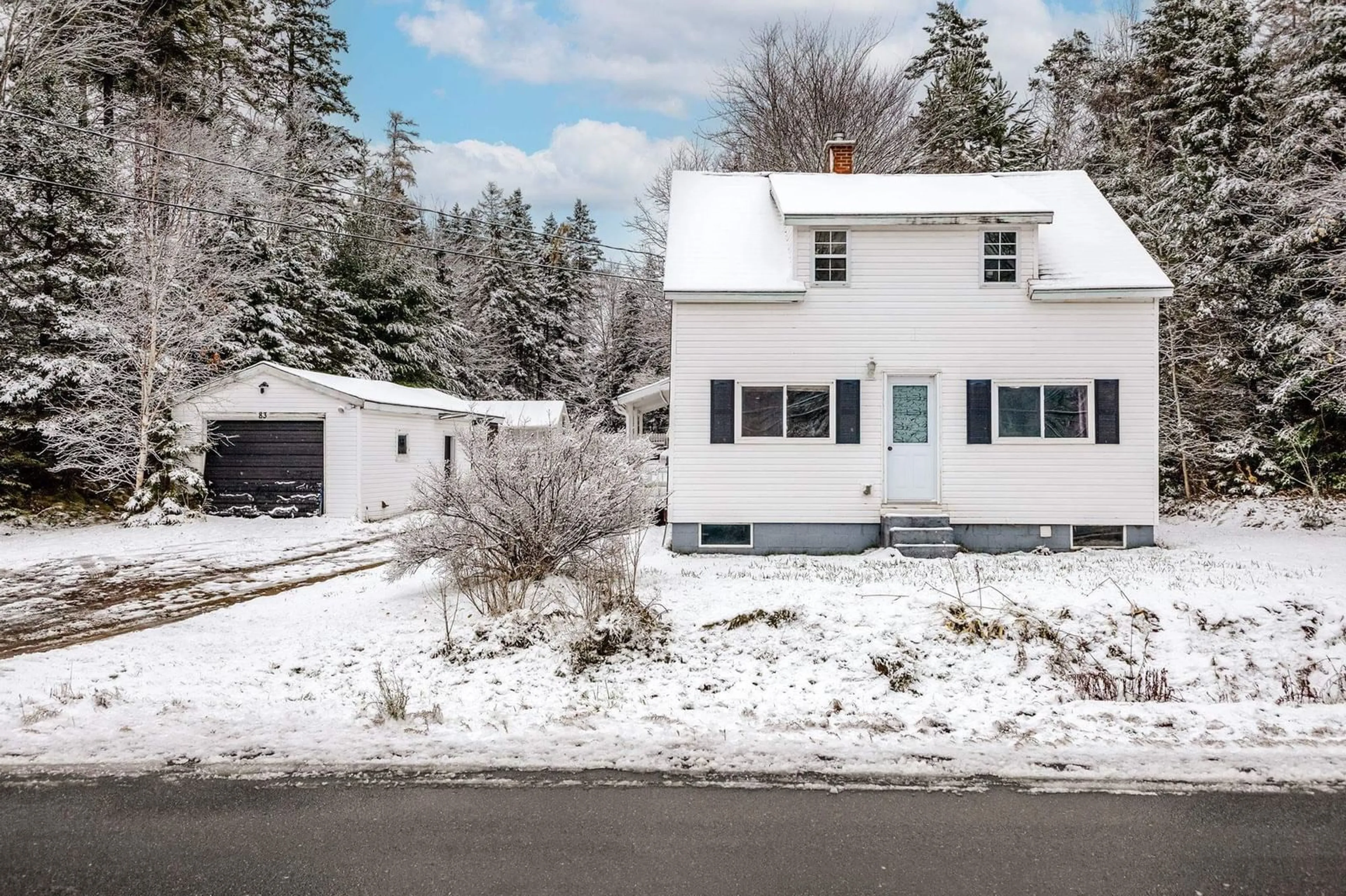 A pic from outside/outdoor area/front of a property/back of a property/a pic from drone, street for 83 Valleydale Rd, Murray Siding Nova Scotia B6L 4M3