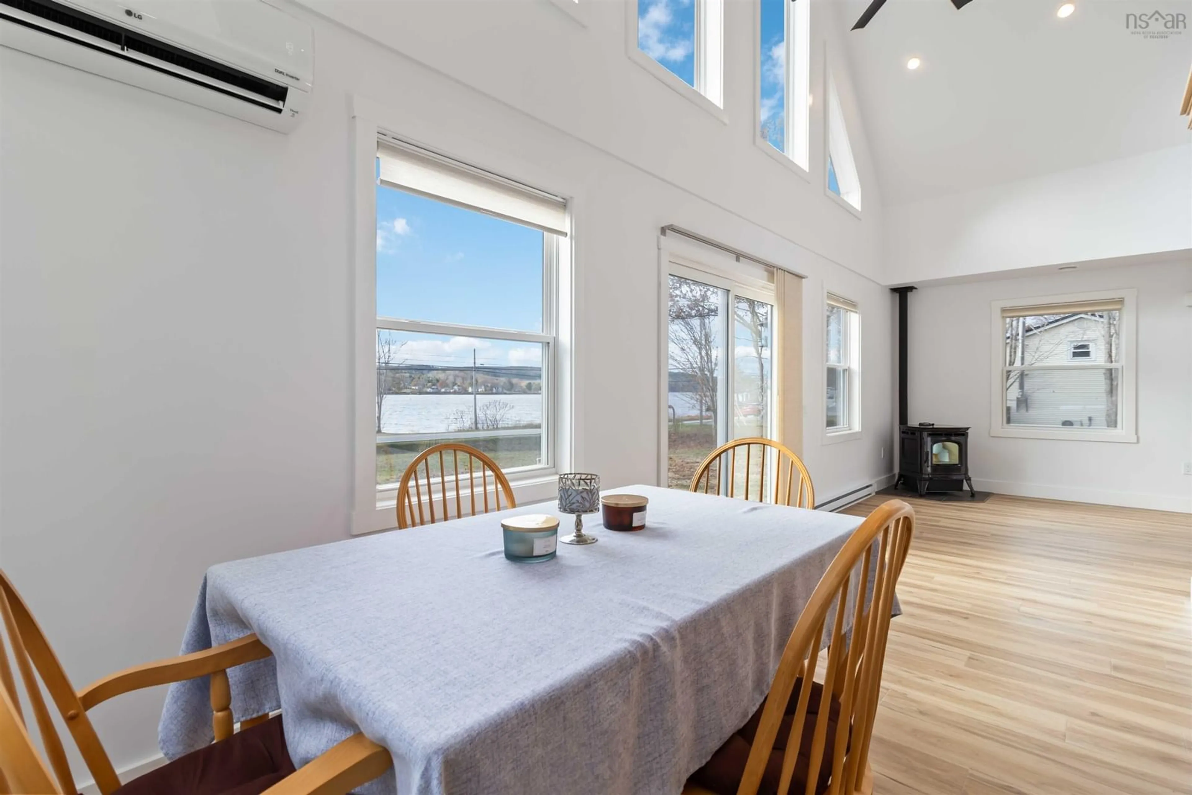 Dining room, wood/laminate floor for 13512 Highway 3, Dayspring Nova Scotia B4V 5P1