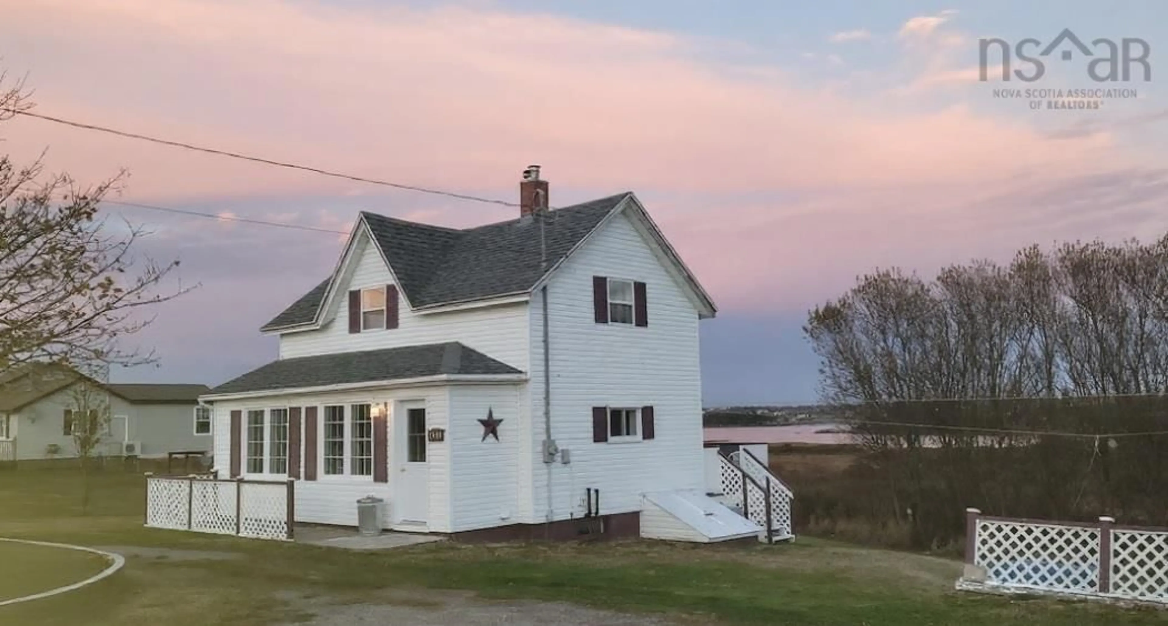 A pic from outside/outdoor area/front of a property/back of a property/a pic from drone, water/lake/river/ocean view for 625 Highway 304, Overton Nova Scotia B5A 5G6