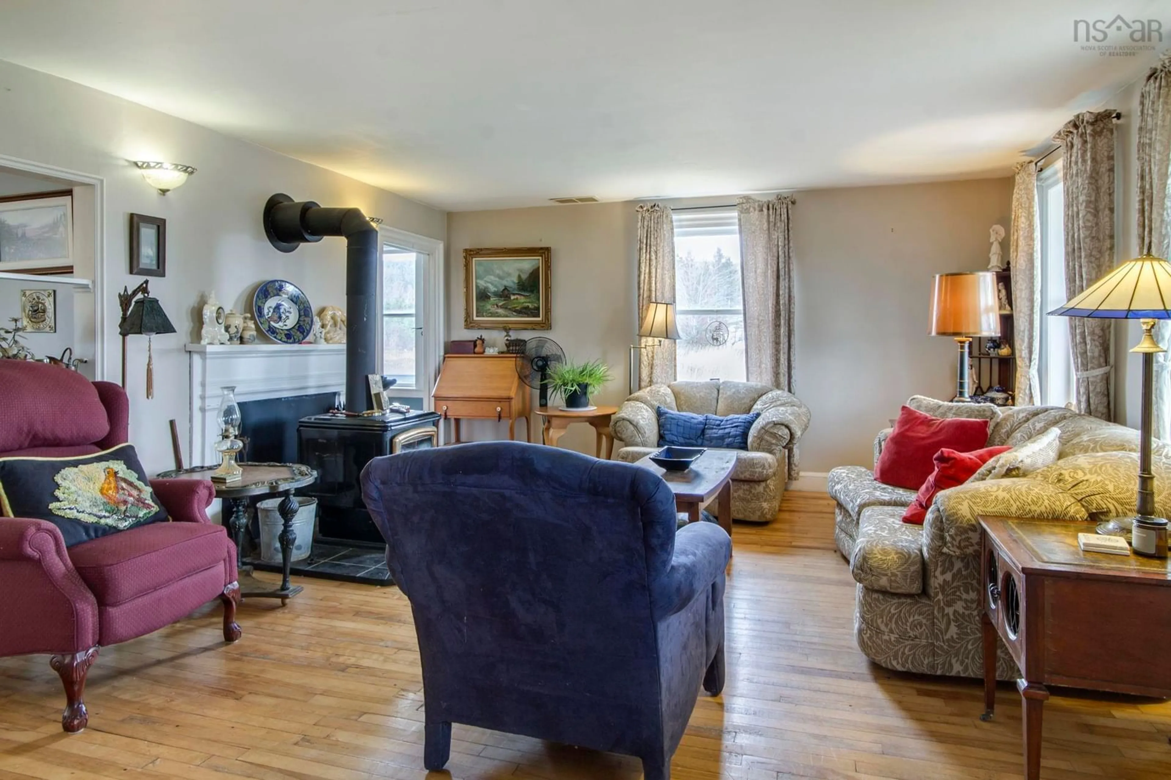 Living room with furniture, unknown for 6209 Highway 1, Granville Centre Nova Scotia B0S 1A0