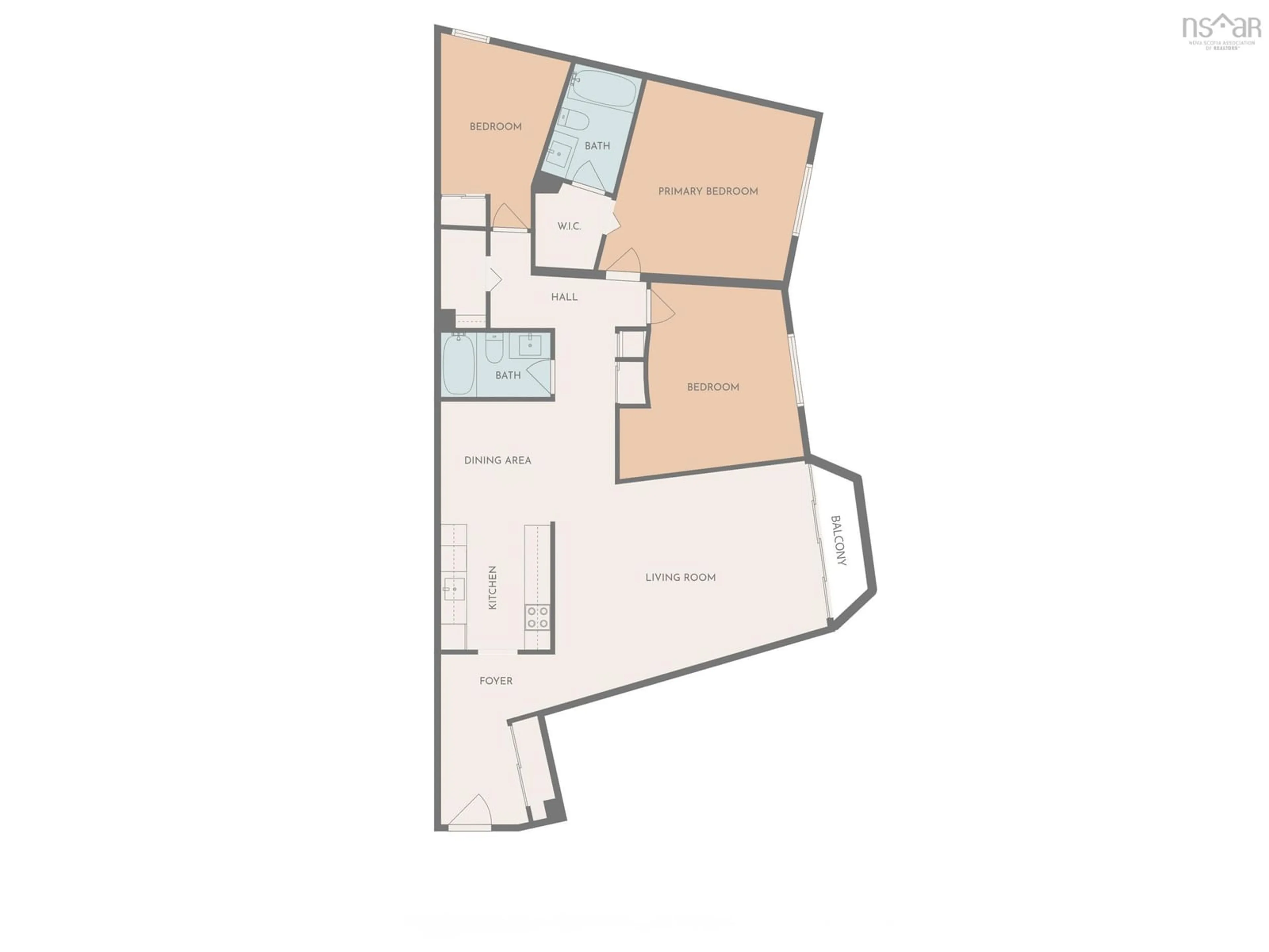 Floor plan for 5561 Heatherwood Crt #302, Halifax Nova Scotia B3K 3L4