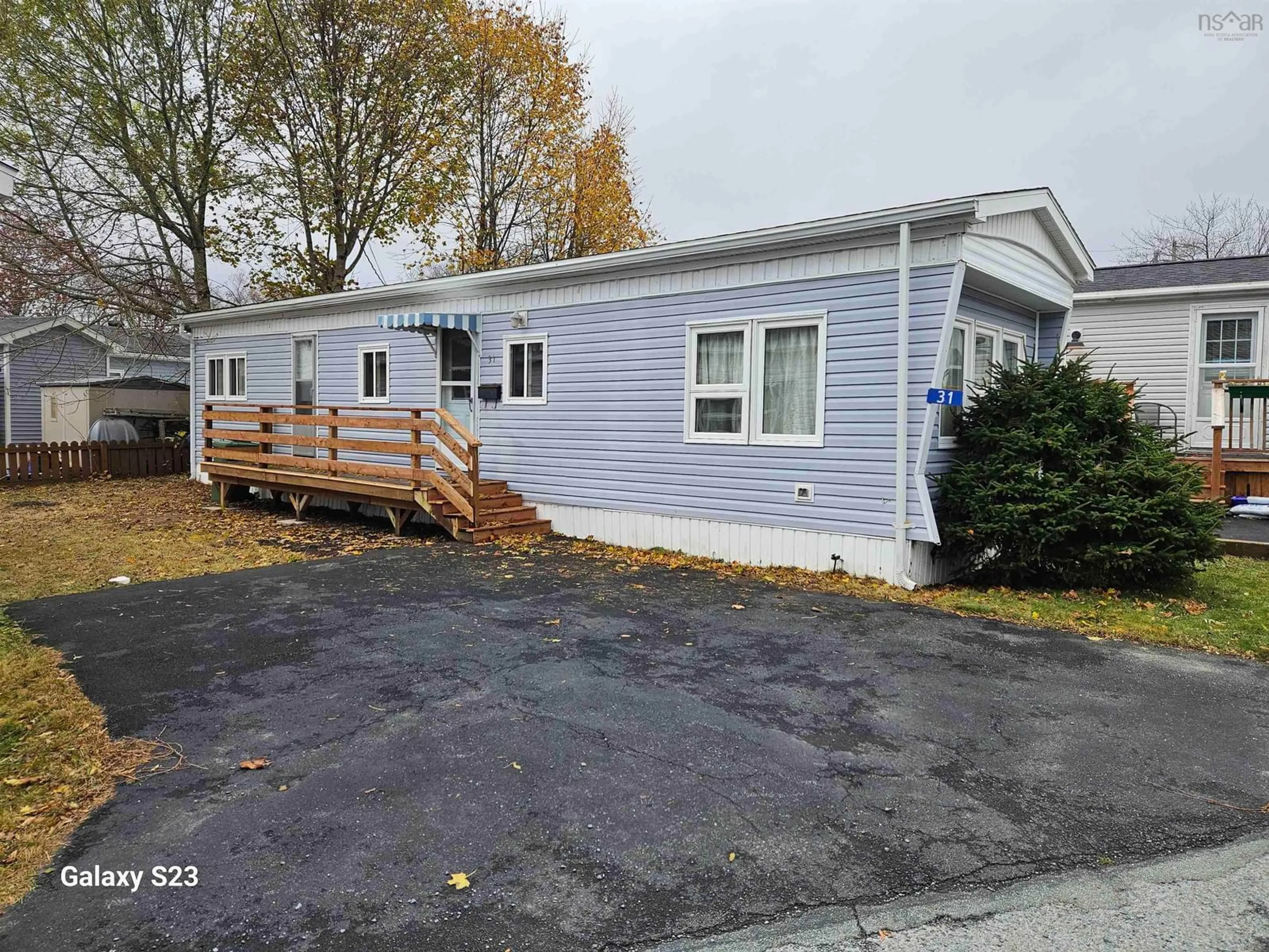Home with vinyl exterior material, street for 31 Chebogue Lane, Dartmouth Nova Scotia B2W 1R3