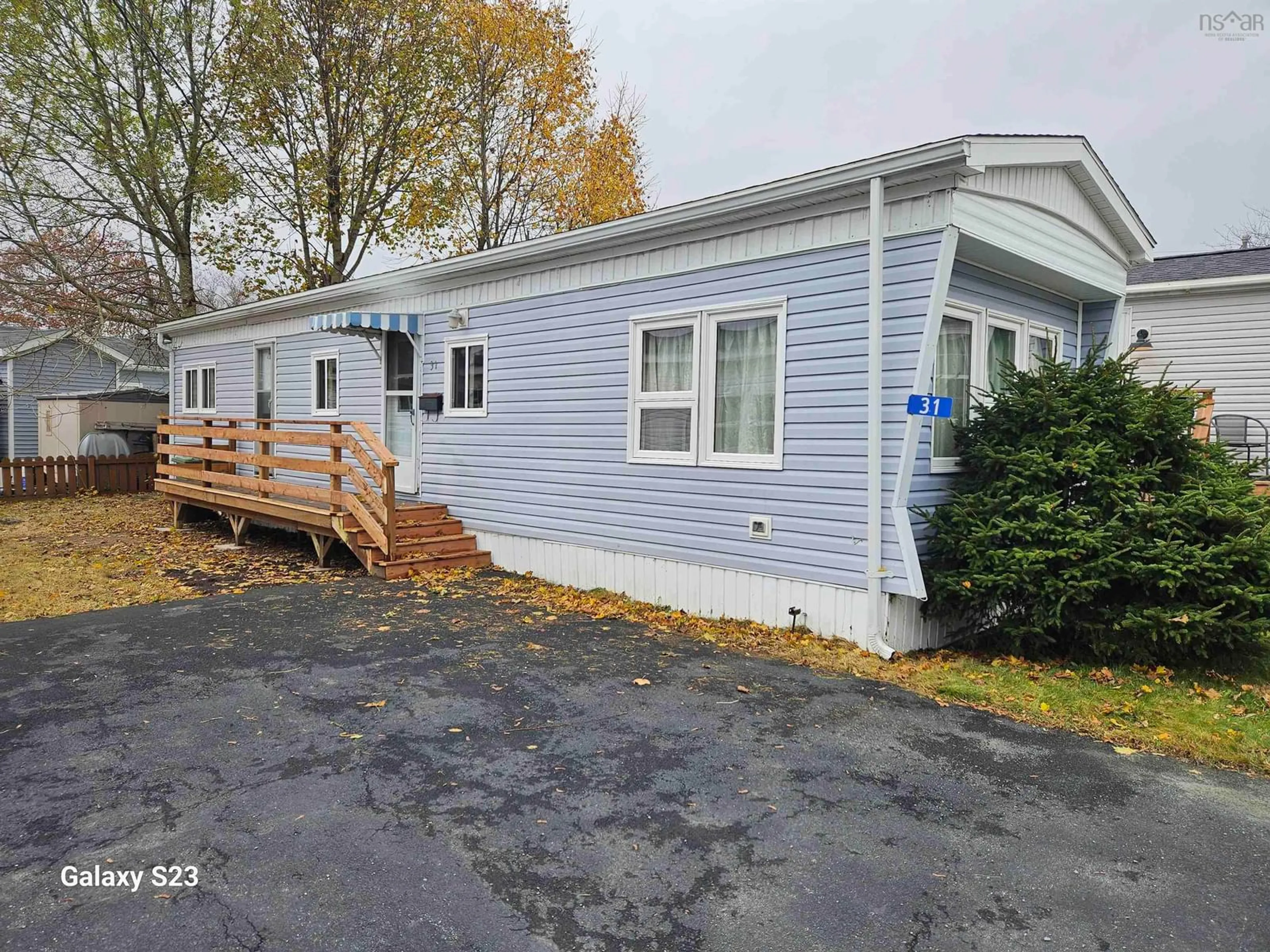Home with vinyl exterior material, street for 31 Chebogue Lane, Dartmouth Nova Scotia B2W 1R3