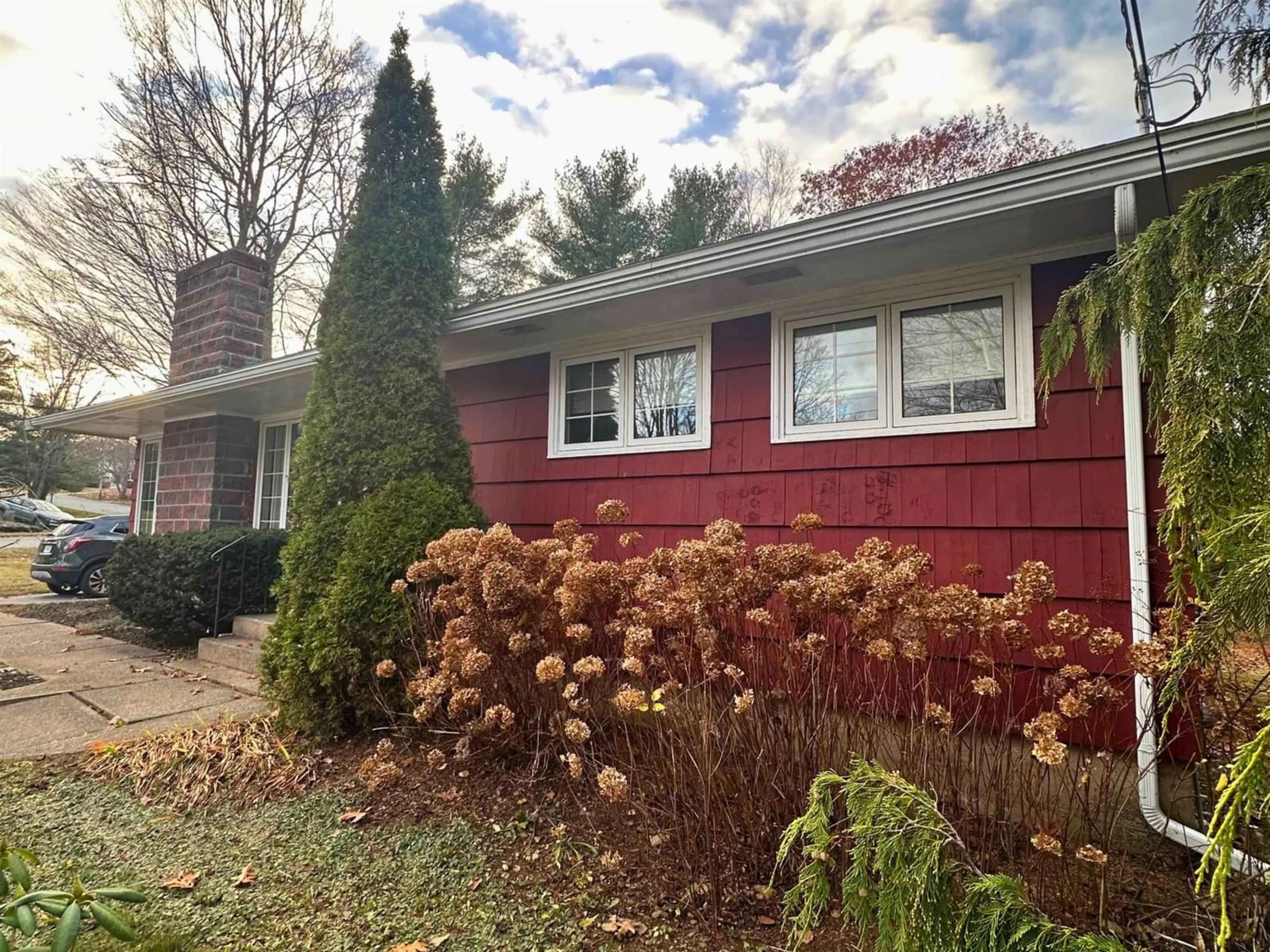 Home with vinyl exterior material, street for 42 Birch Dr, Bridgewater Nova Scotia B4V 1Z3