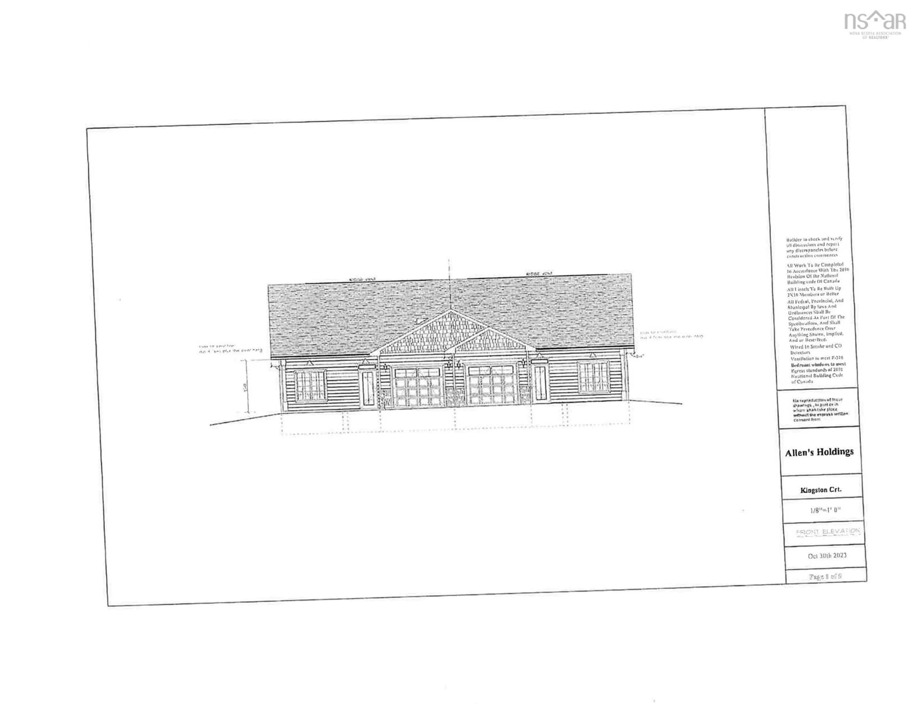Floor plan for 24 Kingston Crt, Three Mile Plains Nova Scotia B0N 2T0