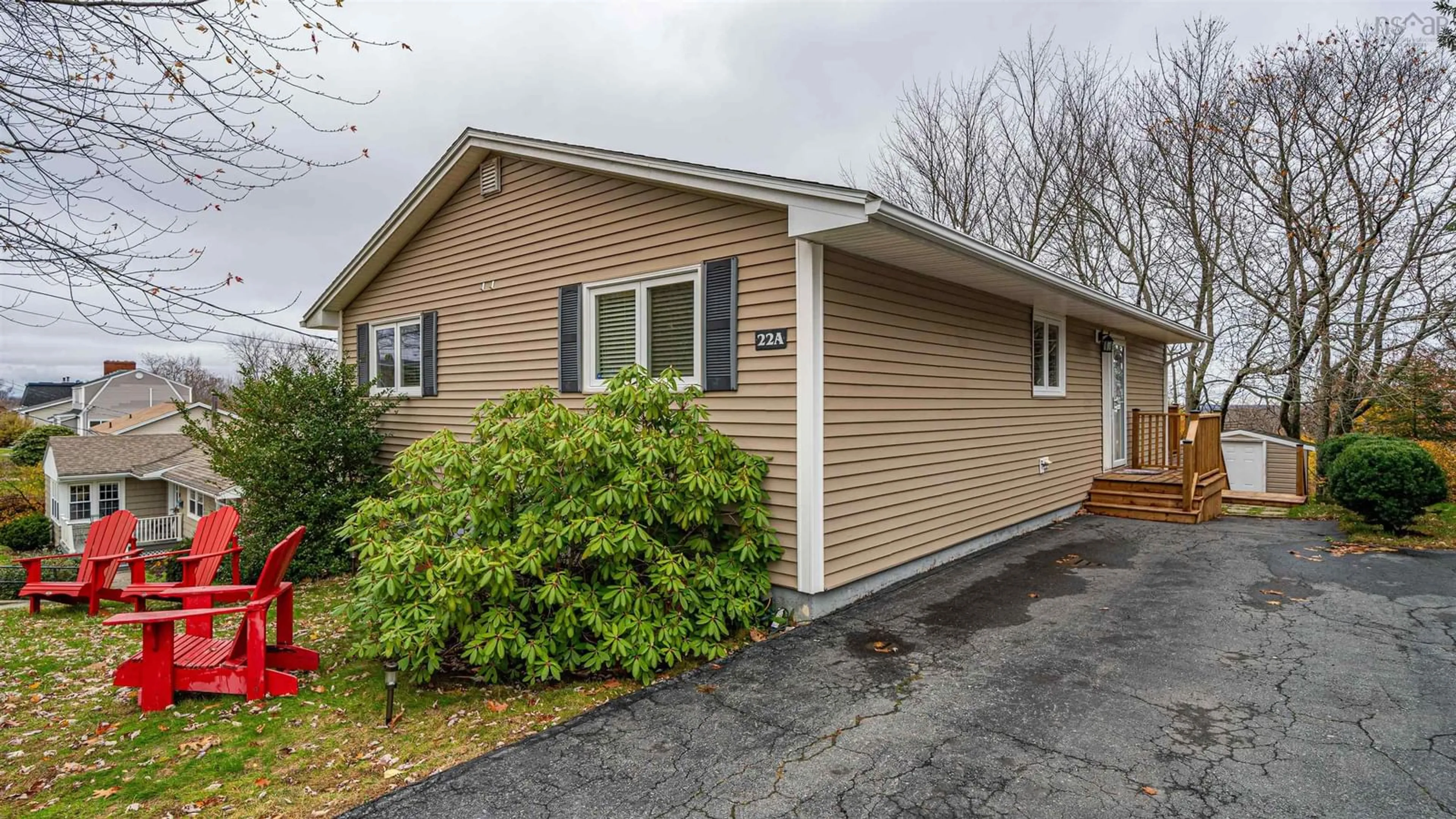 Home with vinyl exterior material, street for 22A Towerview, Fleming Heights Nova Scotia B3P 1E9