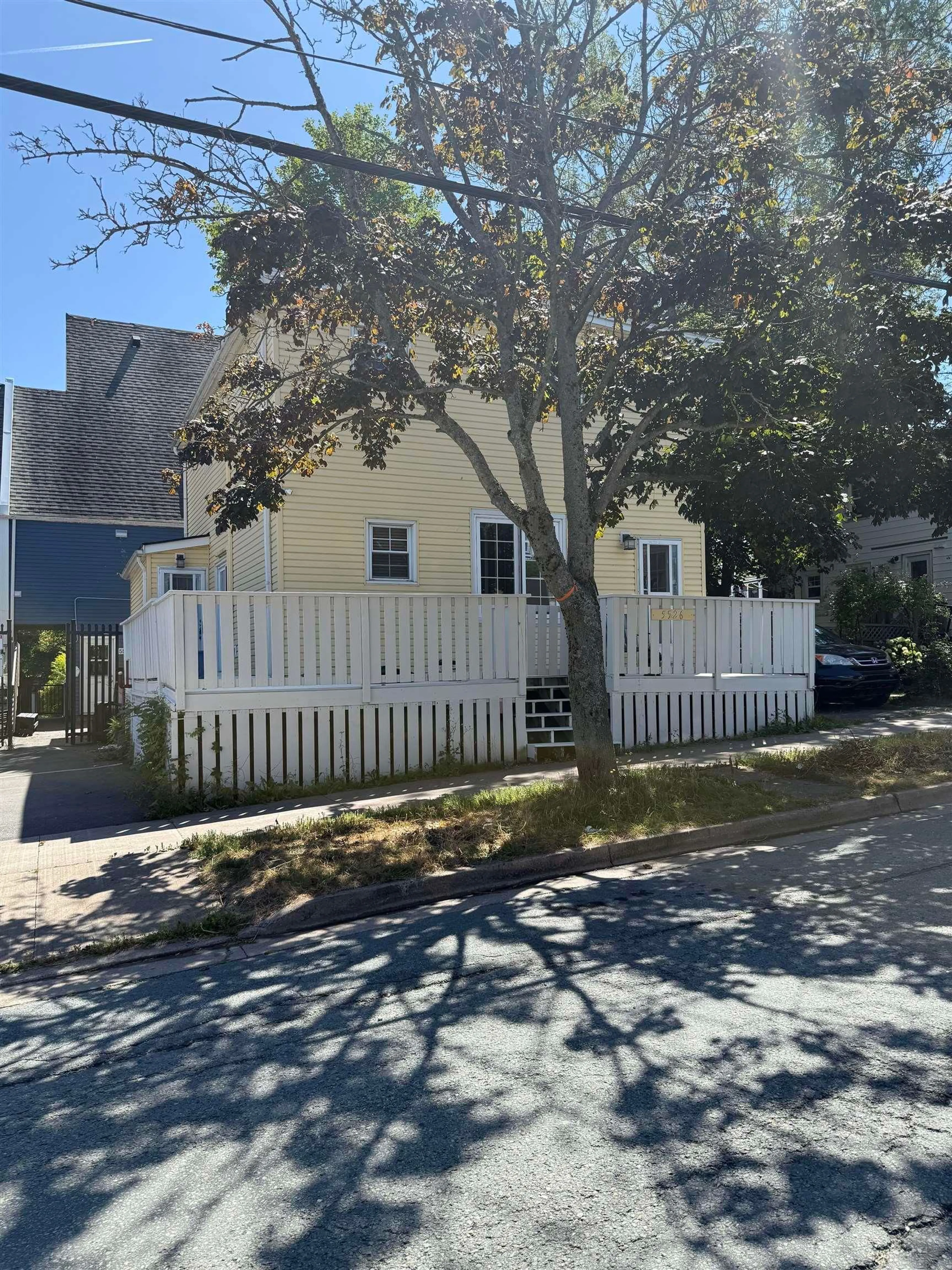 A pic from outside/outdoor area/front of a property/back of a property/a pic from drone, street for 5526 Charles St, Halifax Nova Scotia B3K 1K2