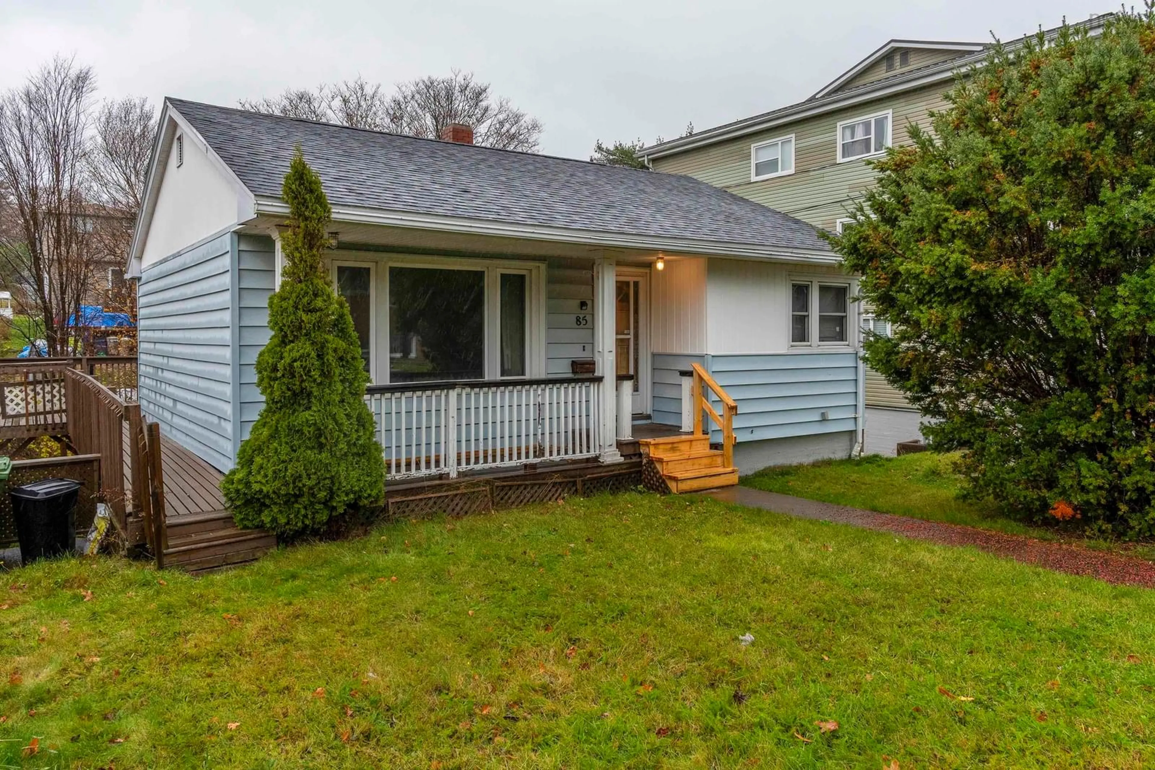 Home with vinyl exterior material, street for 85 Rufus Ave, Fairview Nova Scotia B3N 2L8