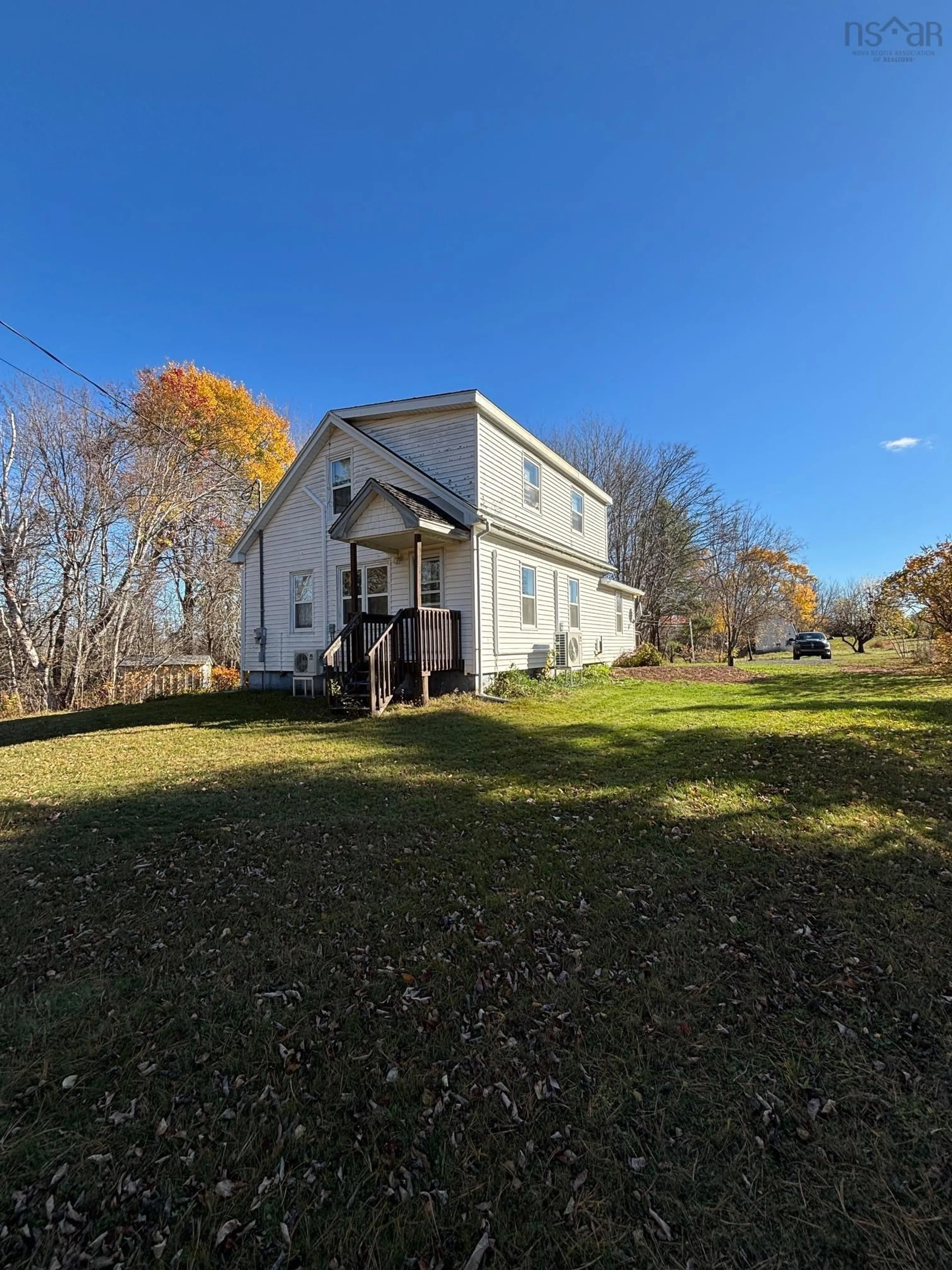 A pic from outside/outdoor area/front of a property/back of a property/a pic from drone, building for 6965 Highway 6 Rd, Three Brooks Nova Scotia B0K 1H0