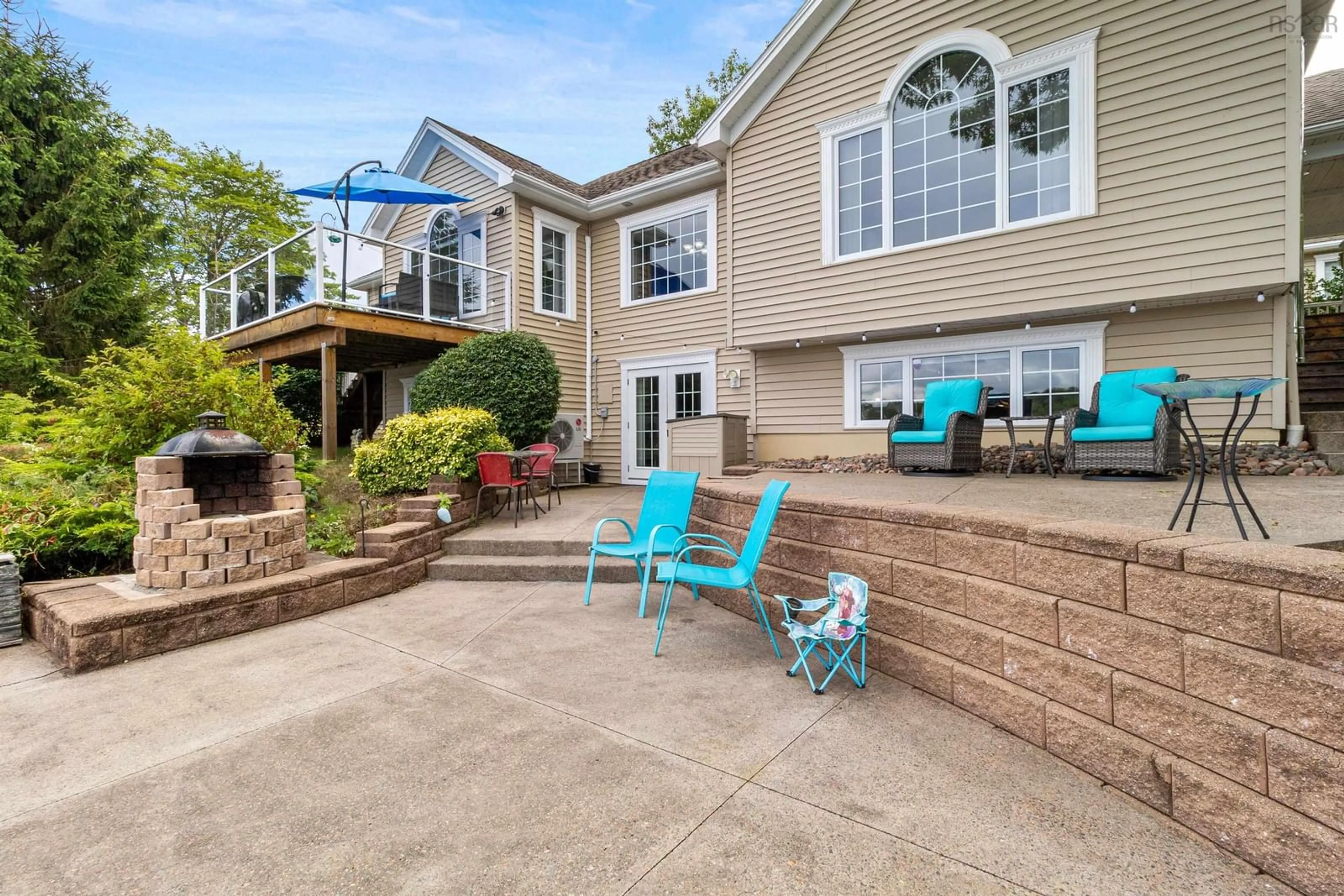 Patio, water/lake/river/ocean view for 385 Lakeview Ave, Middle Sackville Nova Scotia B4E 3B6