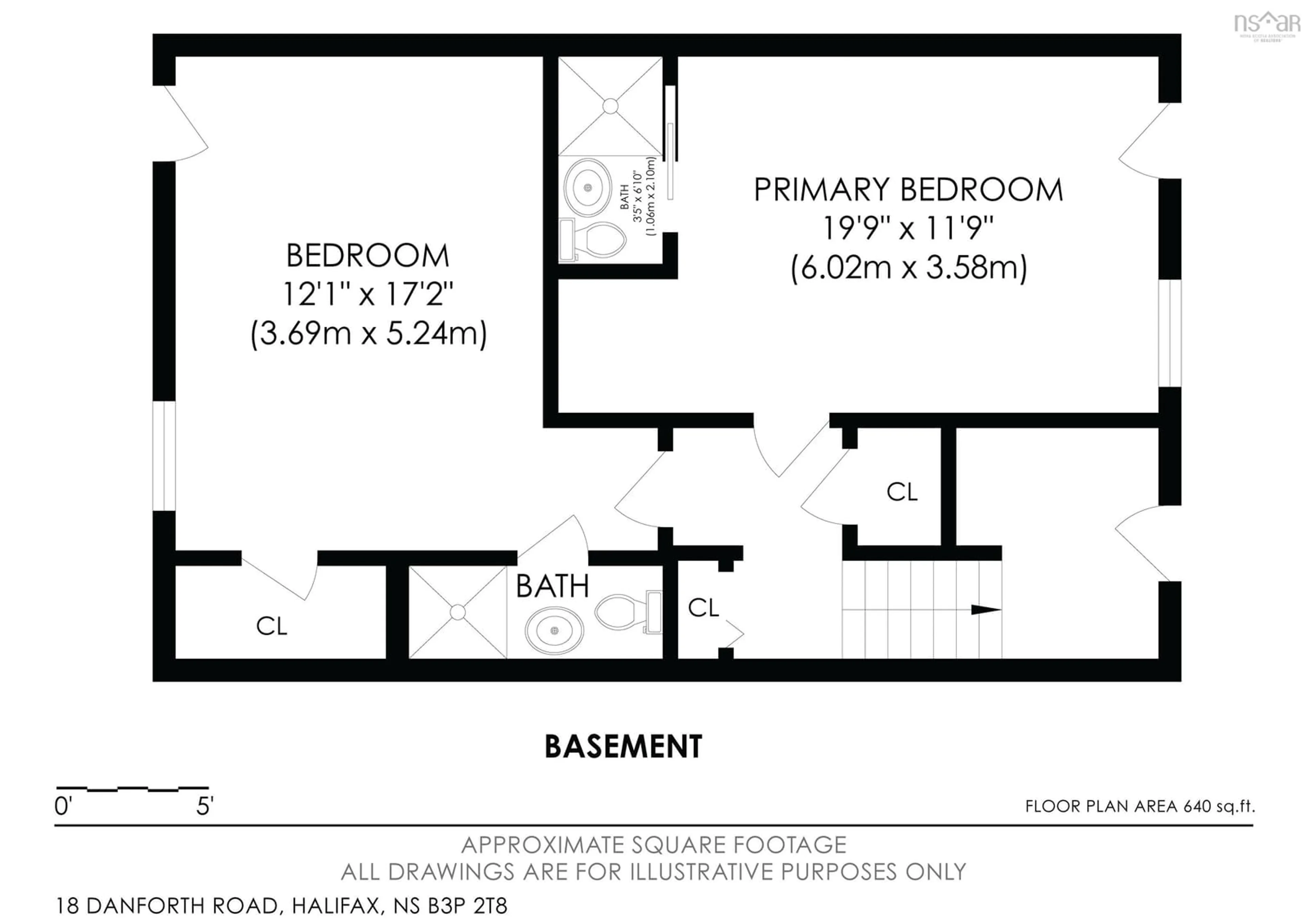 Floor plan for 18 Danforth Rd, Halifax Nova Scotia B3P 2T8