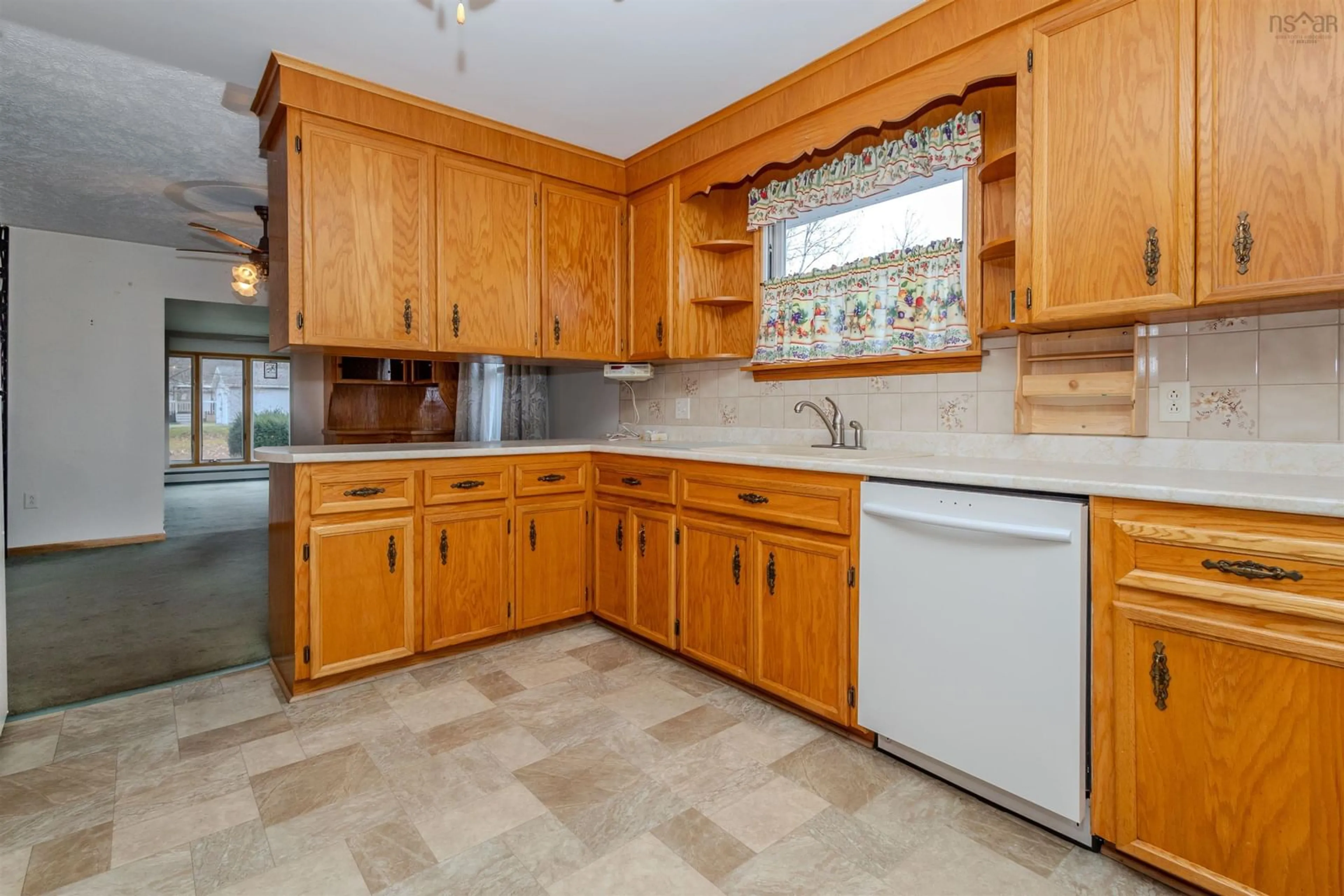 Standard kitchen, ceramic/tile floor for 12 Birchdale Dr, Sydney River Nova Scotia B1S 1L5