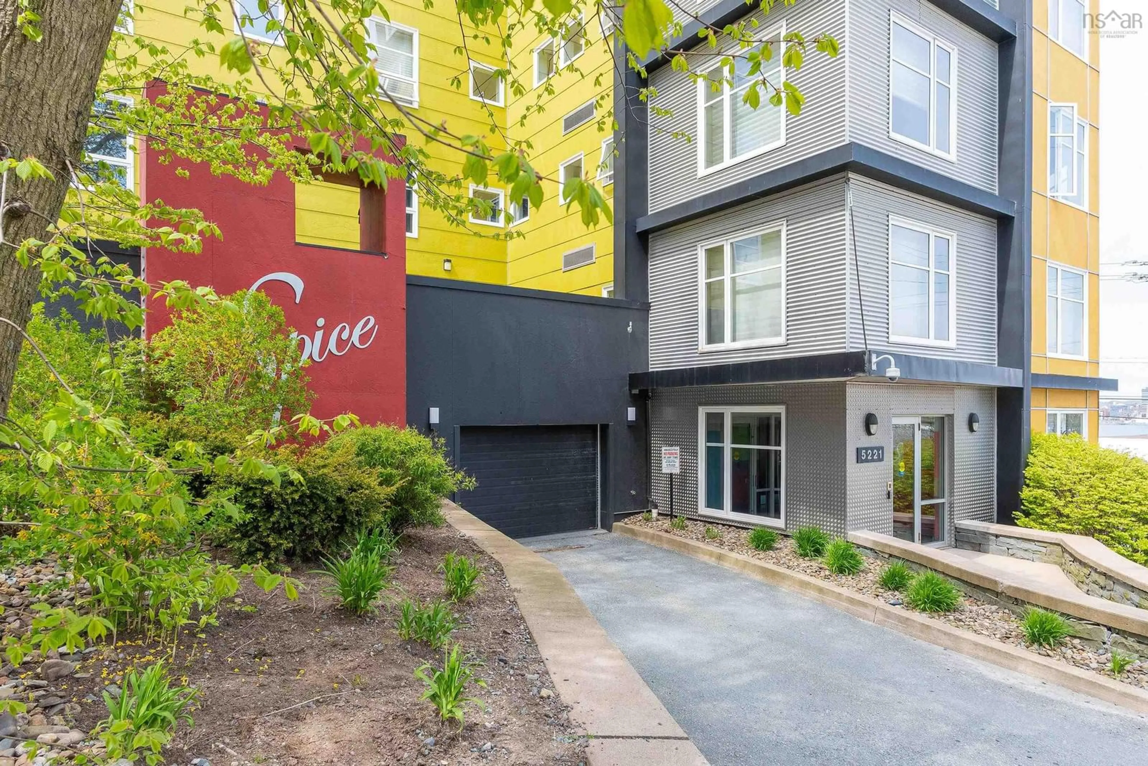 Patio, street for 5221 Nora Bernard St #406, Halifax Nova Scotia B3K 0B6