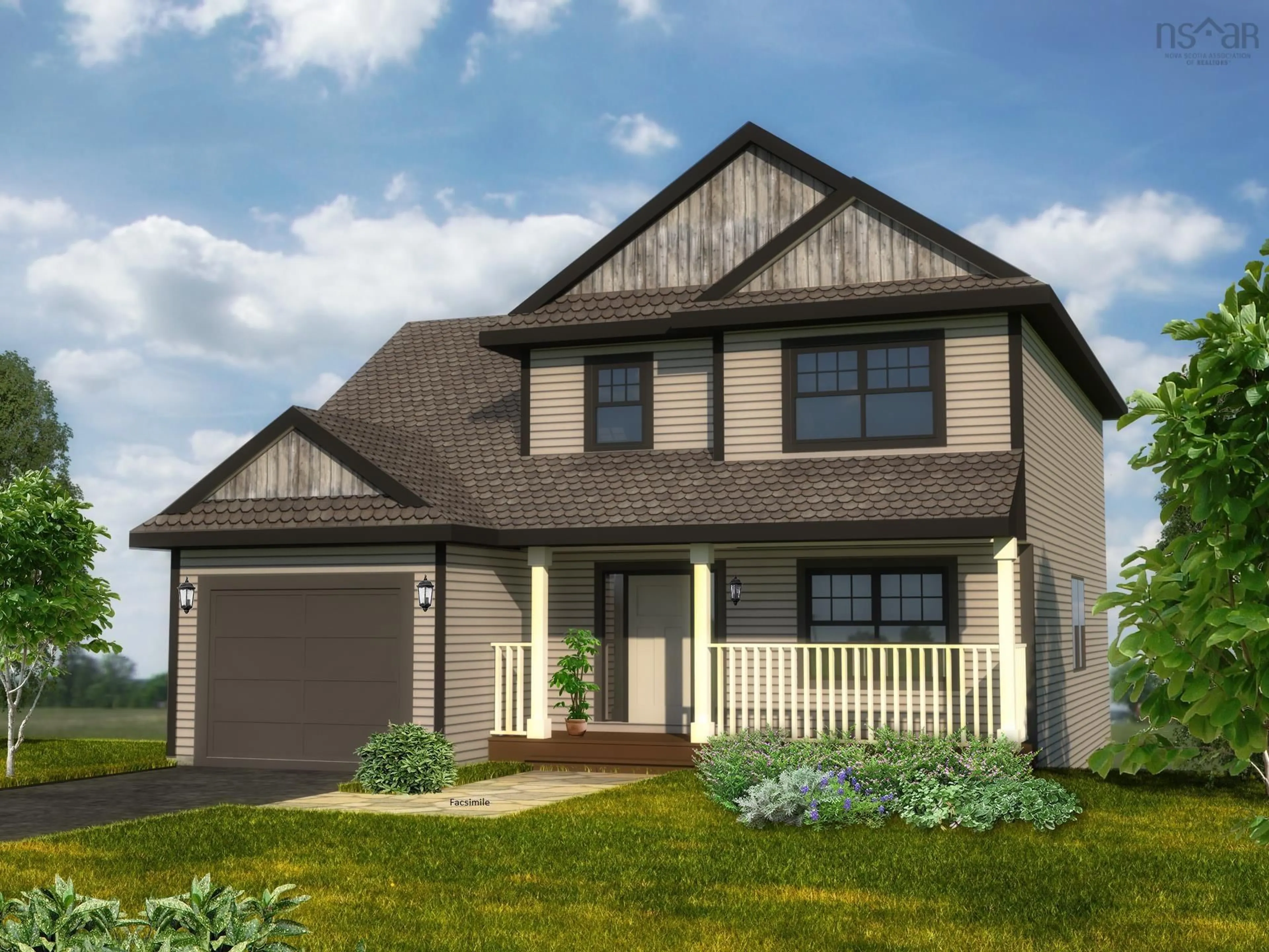 Home with vinyl exterior material, street for Yeaholm Way #LOT 309, Brookside Nova Scotia B3T 2K6