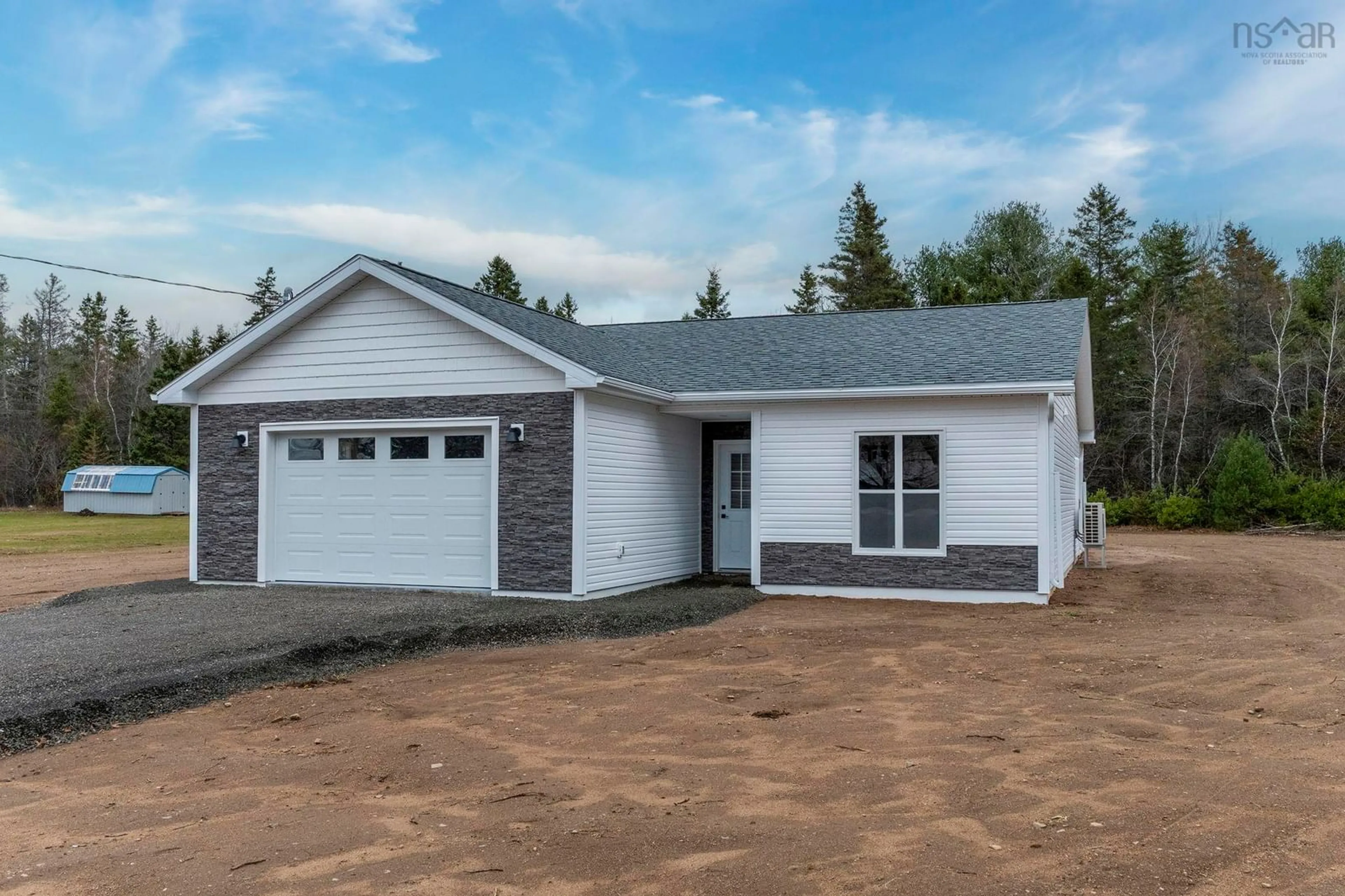 Home with vinyl exterior material, street for 71 Vendora Dr, Nictaux Nova Scotia B0S 1P0