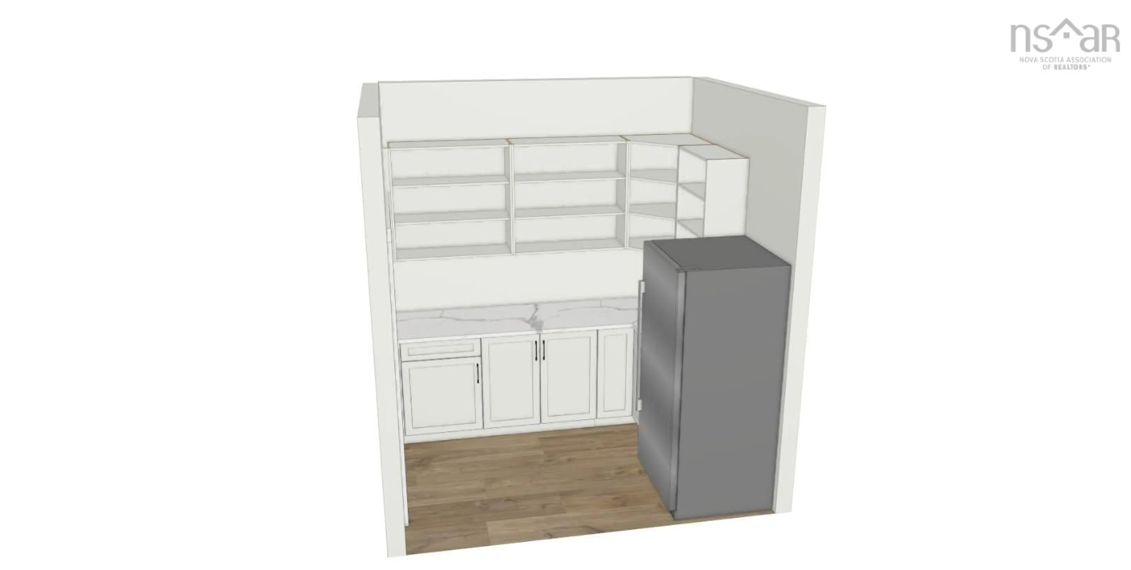 Storage room or clothes room or walk-in closet for 39 Kearne Ave, Kingston Nova Scotia B0P 1R0