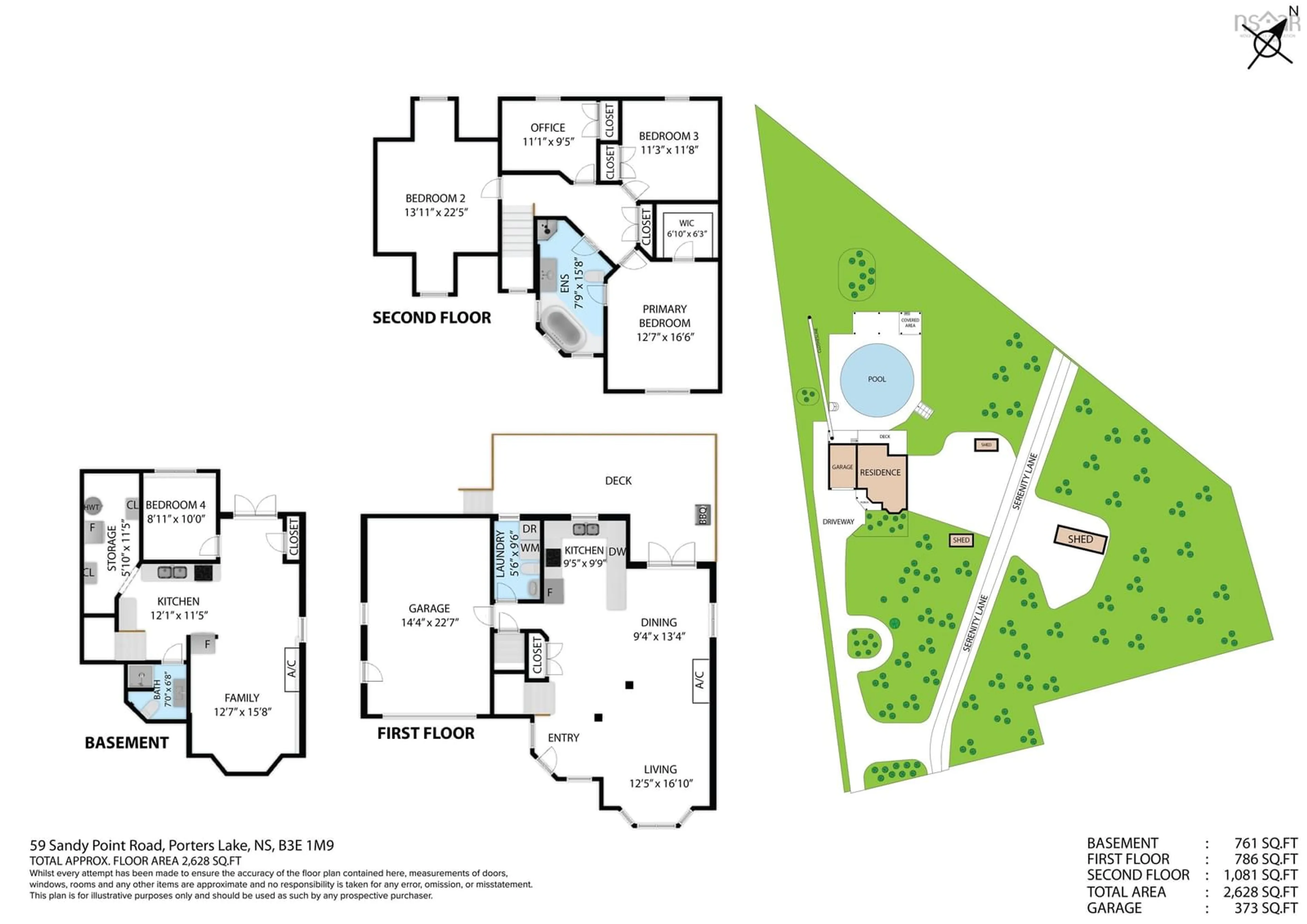 Floor plan for 59 Sandy Point Rd, Porters Lake Nova Scotia B3E 1M9