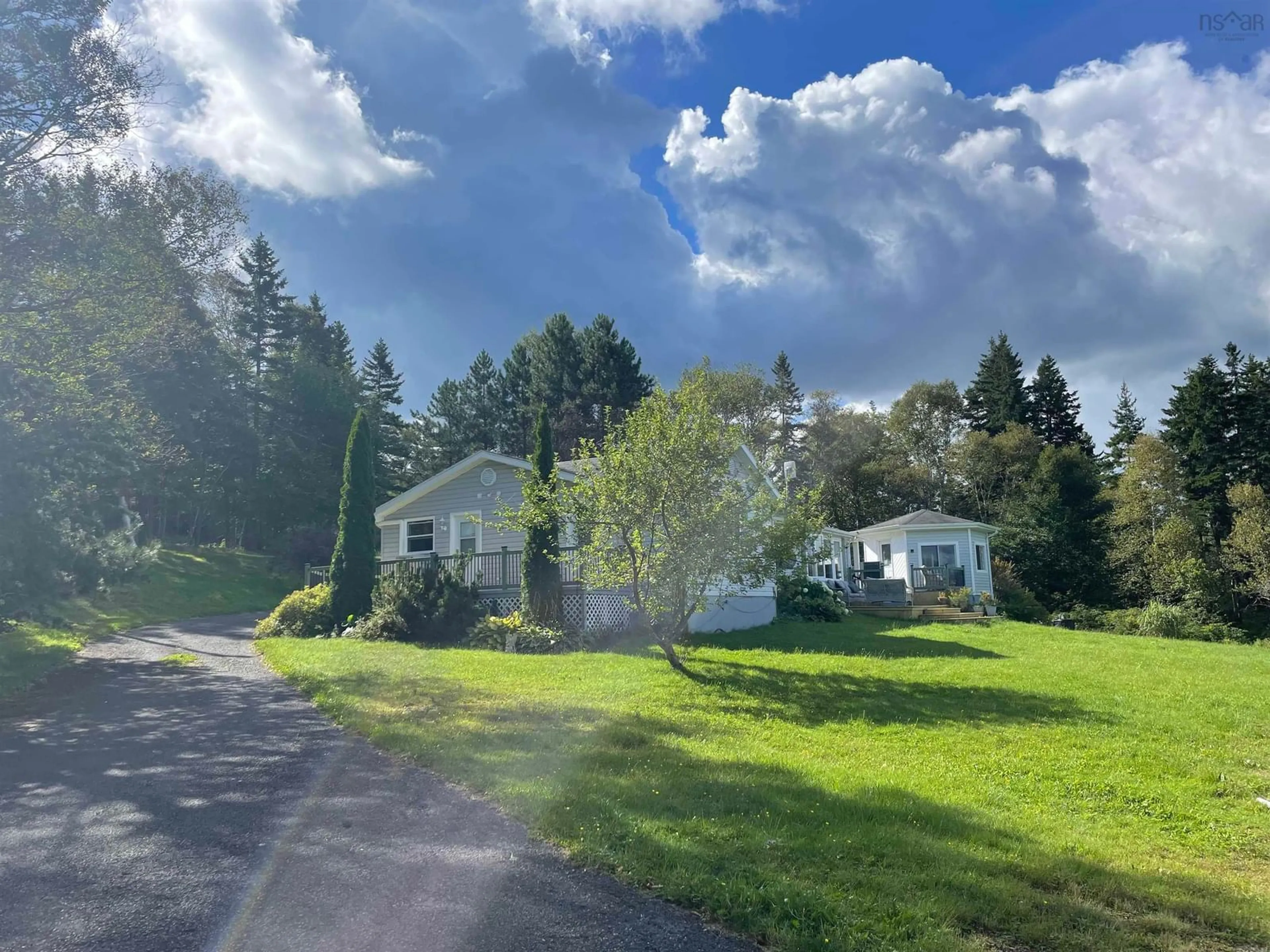 A pic from outside/outdoor area/front of a property/back of a property/a pic from drone, street for 3836 105 Hwy, South Haven Nova Scotia B0E 1B0