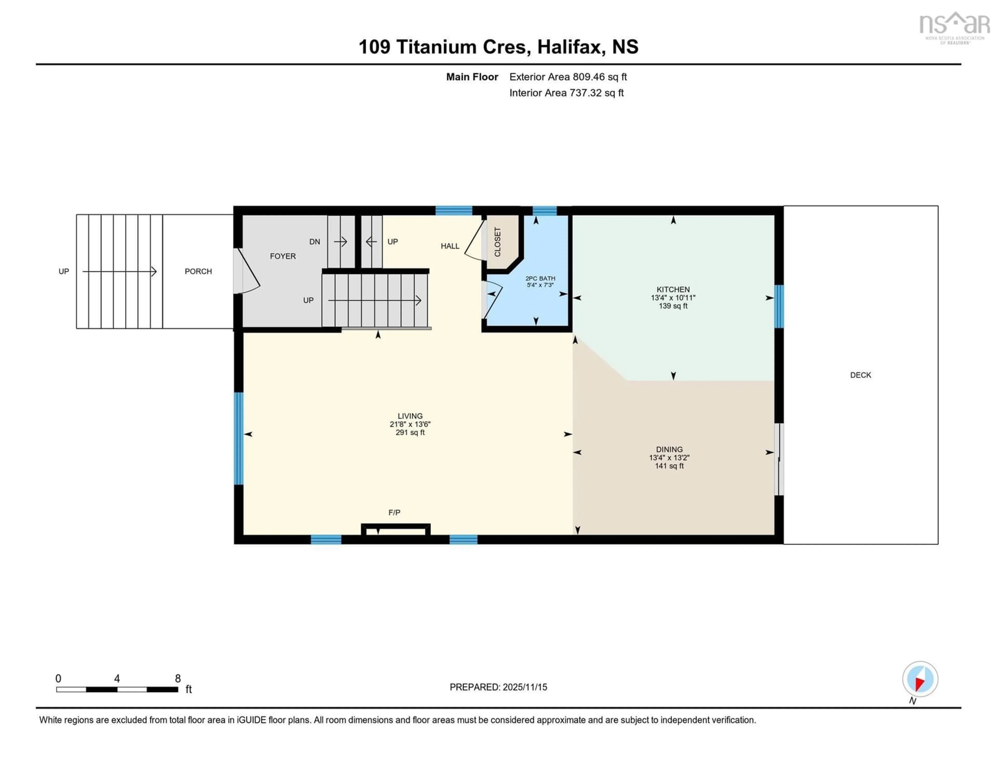 Floor plan for 109 Titanium Cres, Spryfield Nova Scotia B3P 0J3