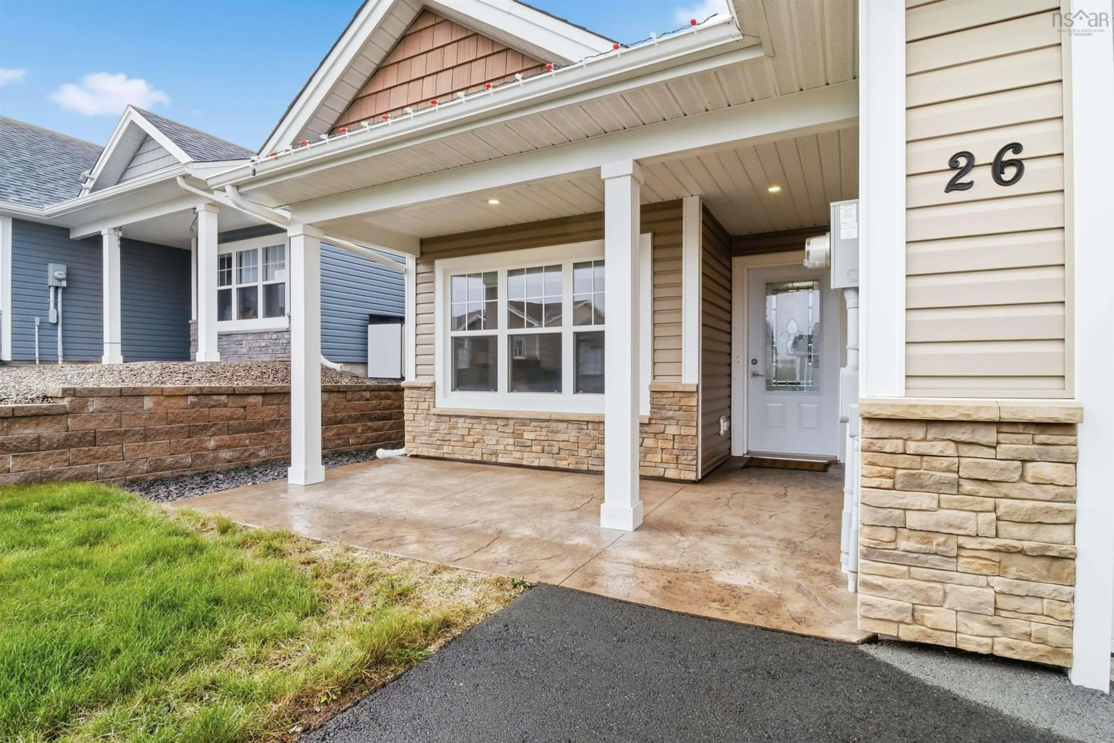 Home with vinyl exterior material, street for 26 Elizabeth Ave, Garlands Crossing Nova Scotia B0N 2T0