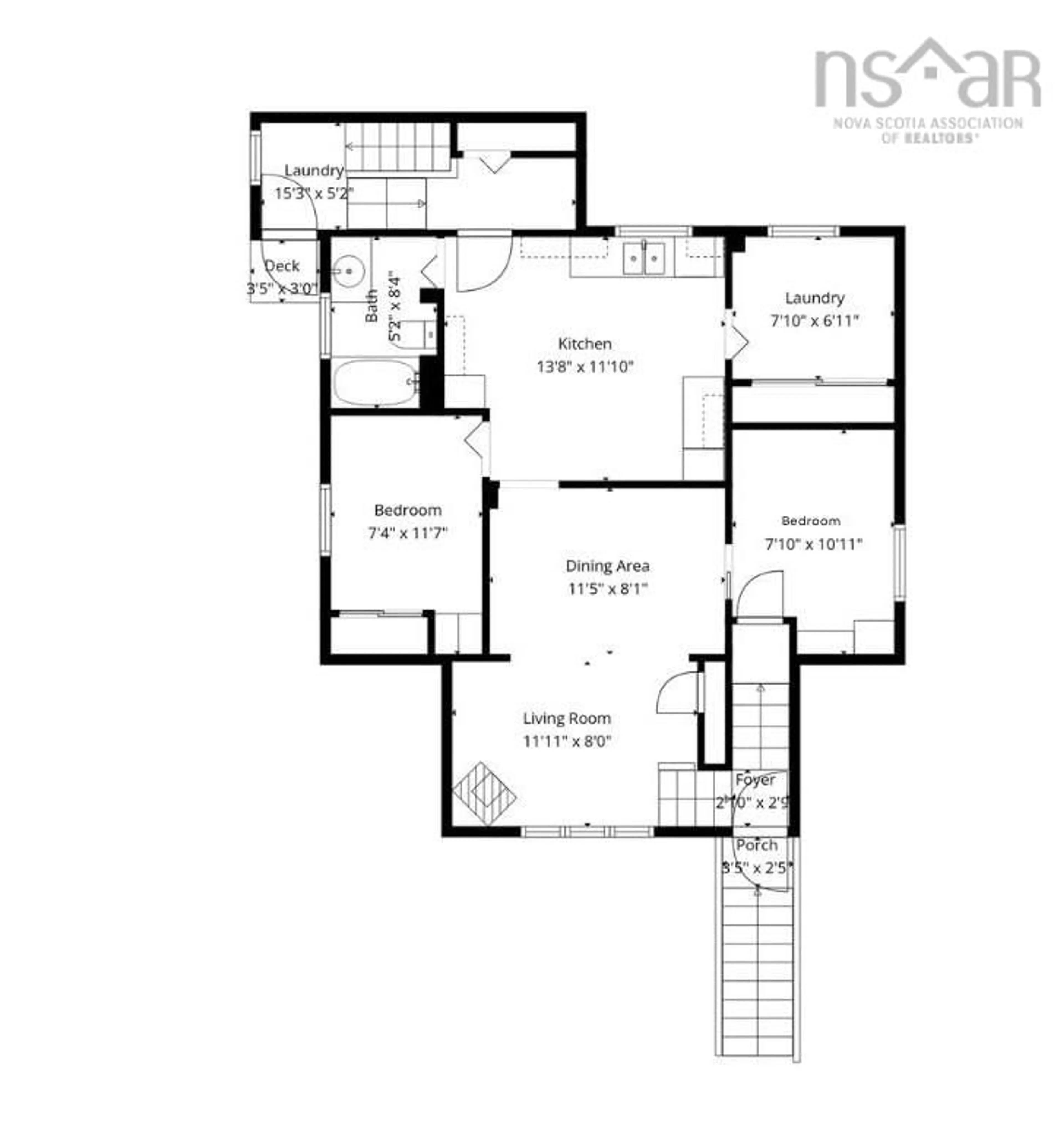 Floor plan for 22 Winchester Ave, Halifax Nova Scotia B3P 2C8