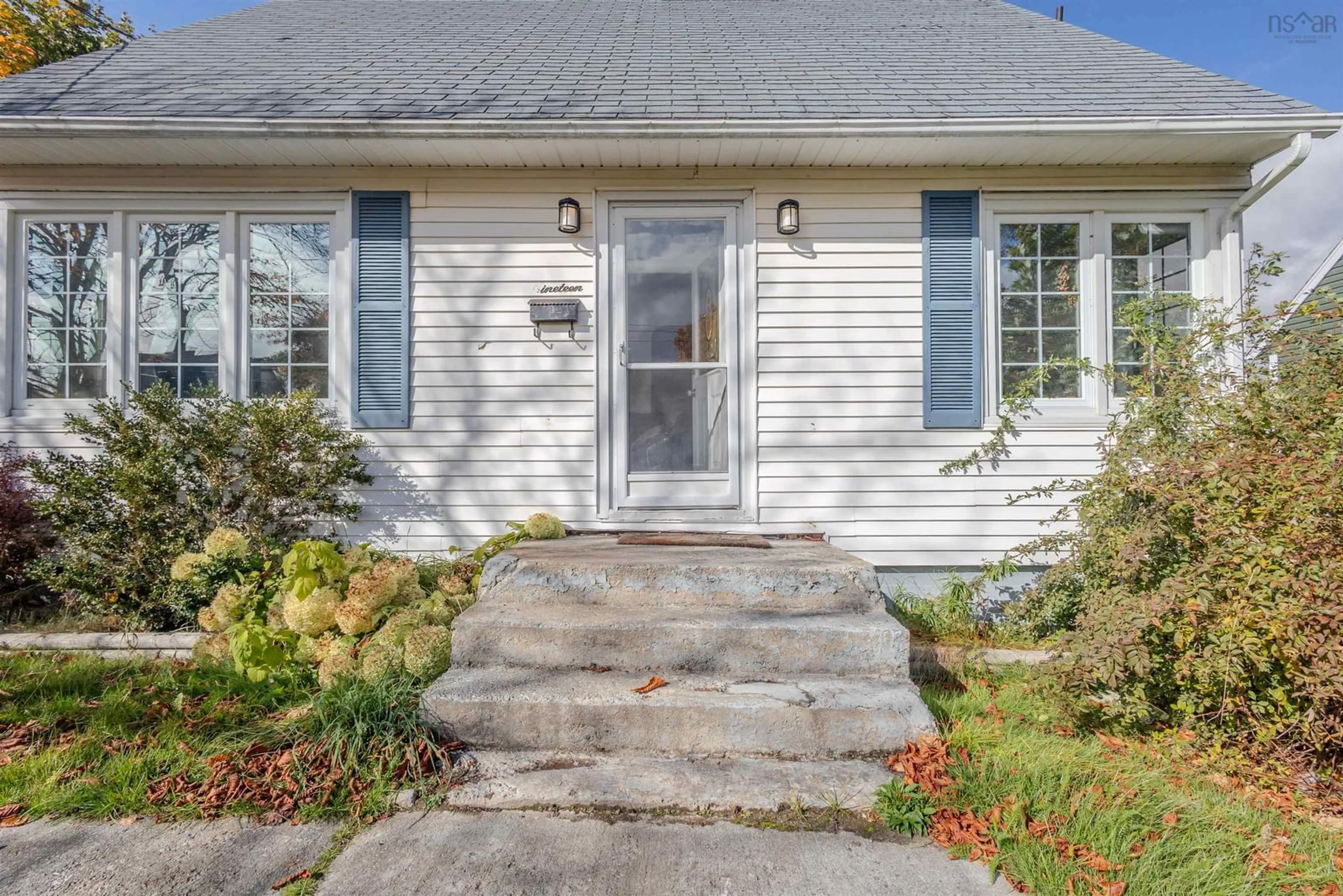 Home with vinyl exterior material, street for 19 Hinesdale Dr, Sydney Nova Scotia B1P 4K7