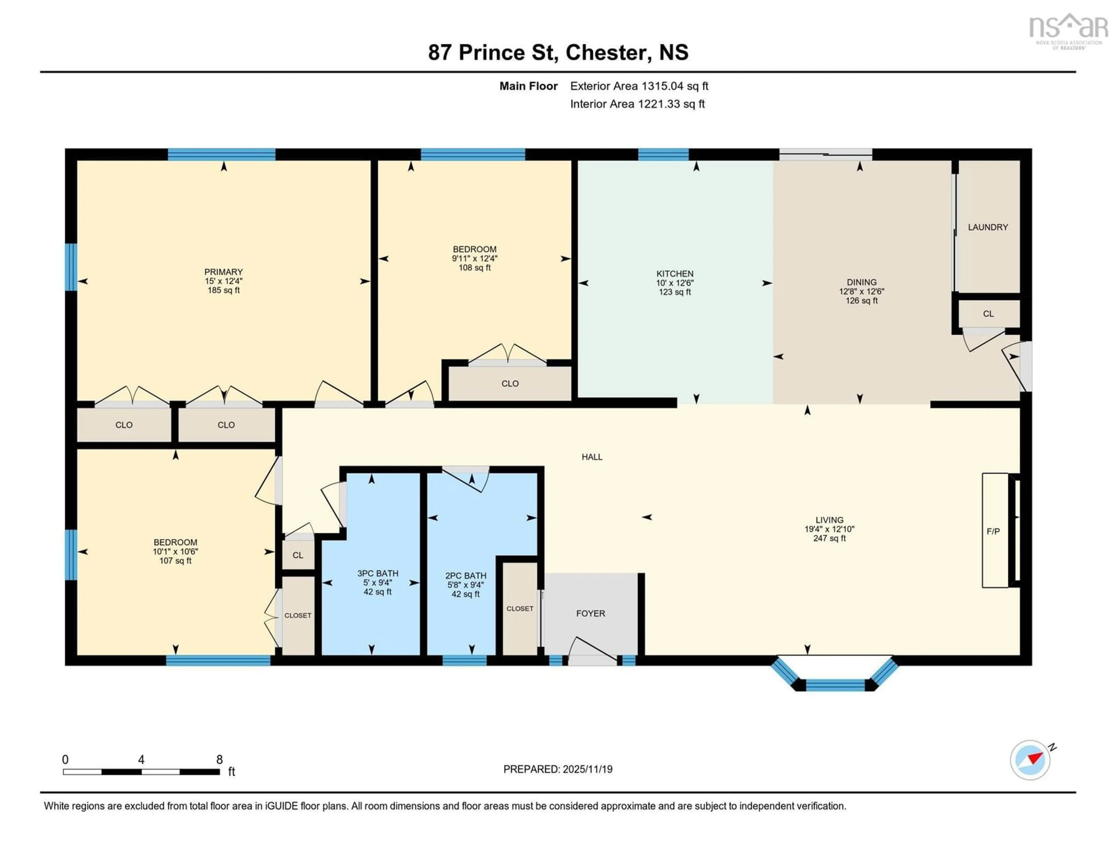 Floor plan for 87 Prince St, Chester Nova Scotia B0J 1J0