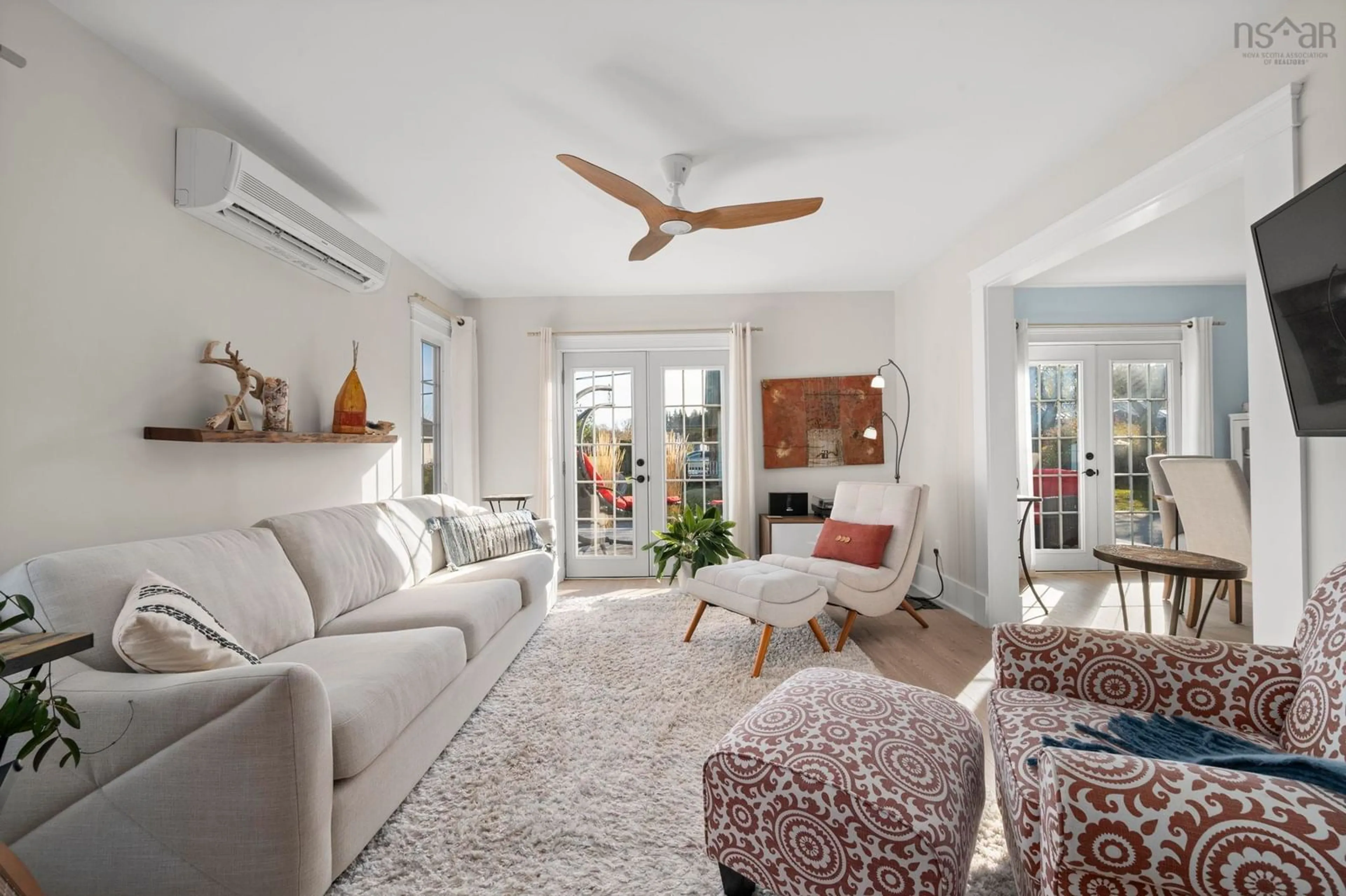 Living room with furniture, unknown for 24 Station Rd, Western Shore Nova Scotia B0J 3M0