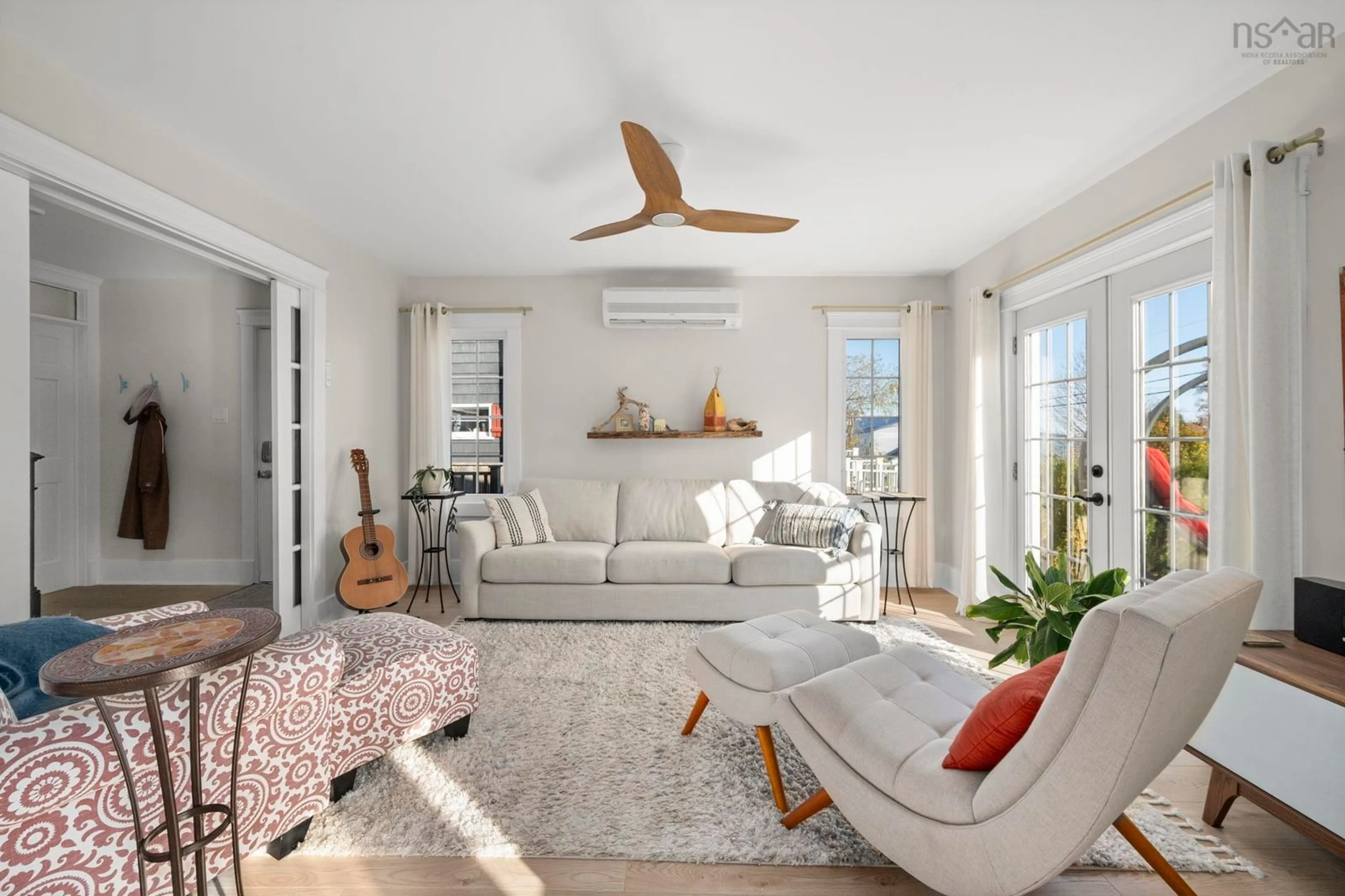 Living room with furniture, unknown for 24 Station Rd, Western Shore Nova Scotia B0J 3M0